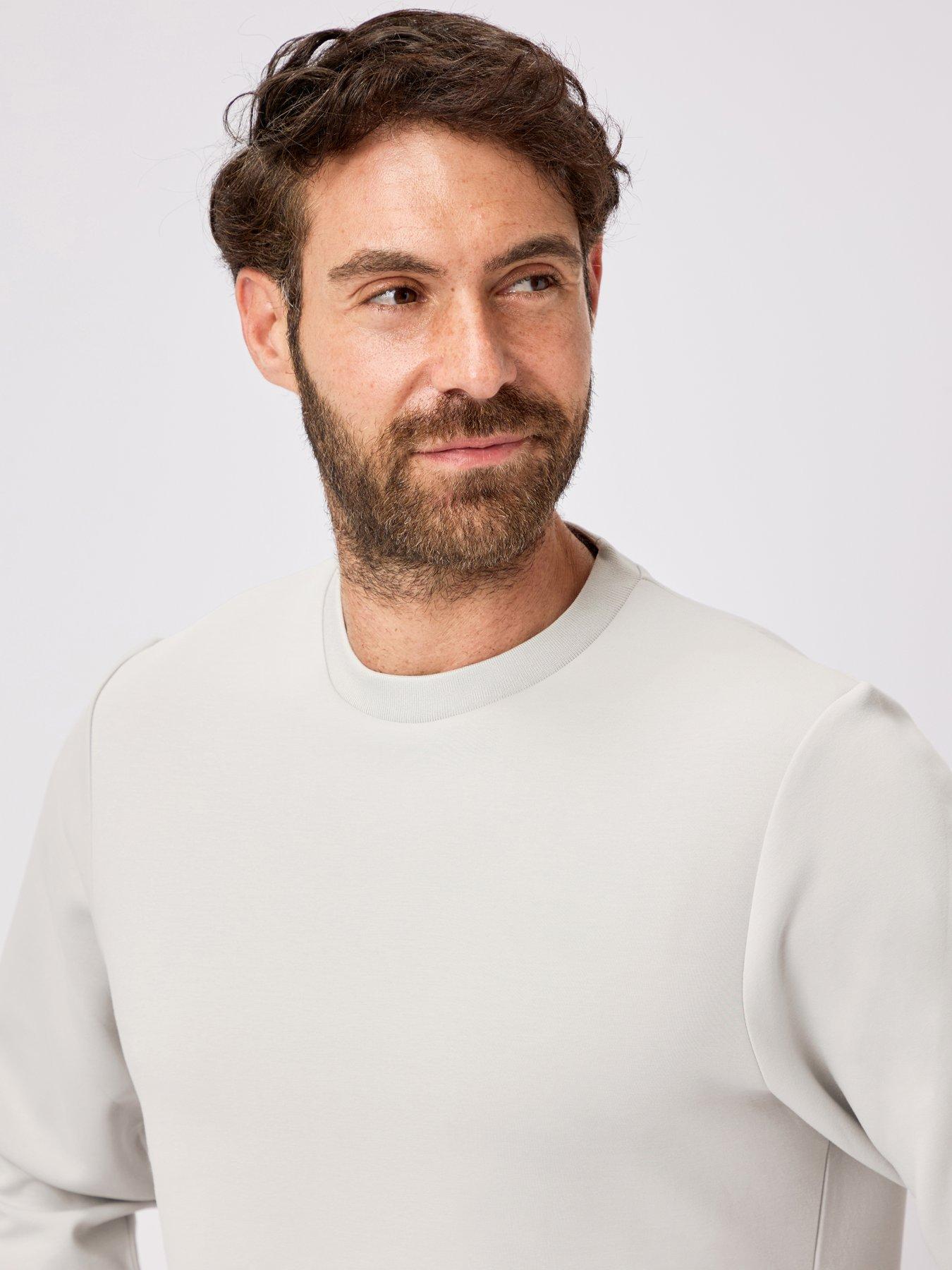 Image 1 of 2 of Oscar Jacobson Mens Golf Johnstone Sweatshirt - Grey