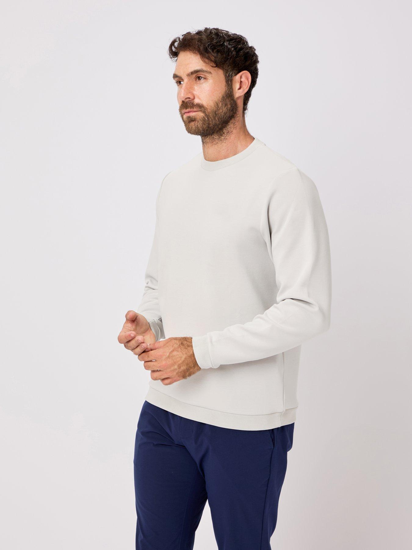 Image 2 of 2 of Oscar Jacobson Mens Golf Johnstone Sweatshirt - Grey