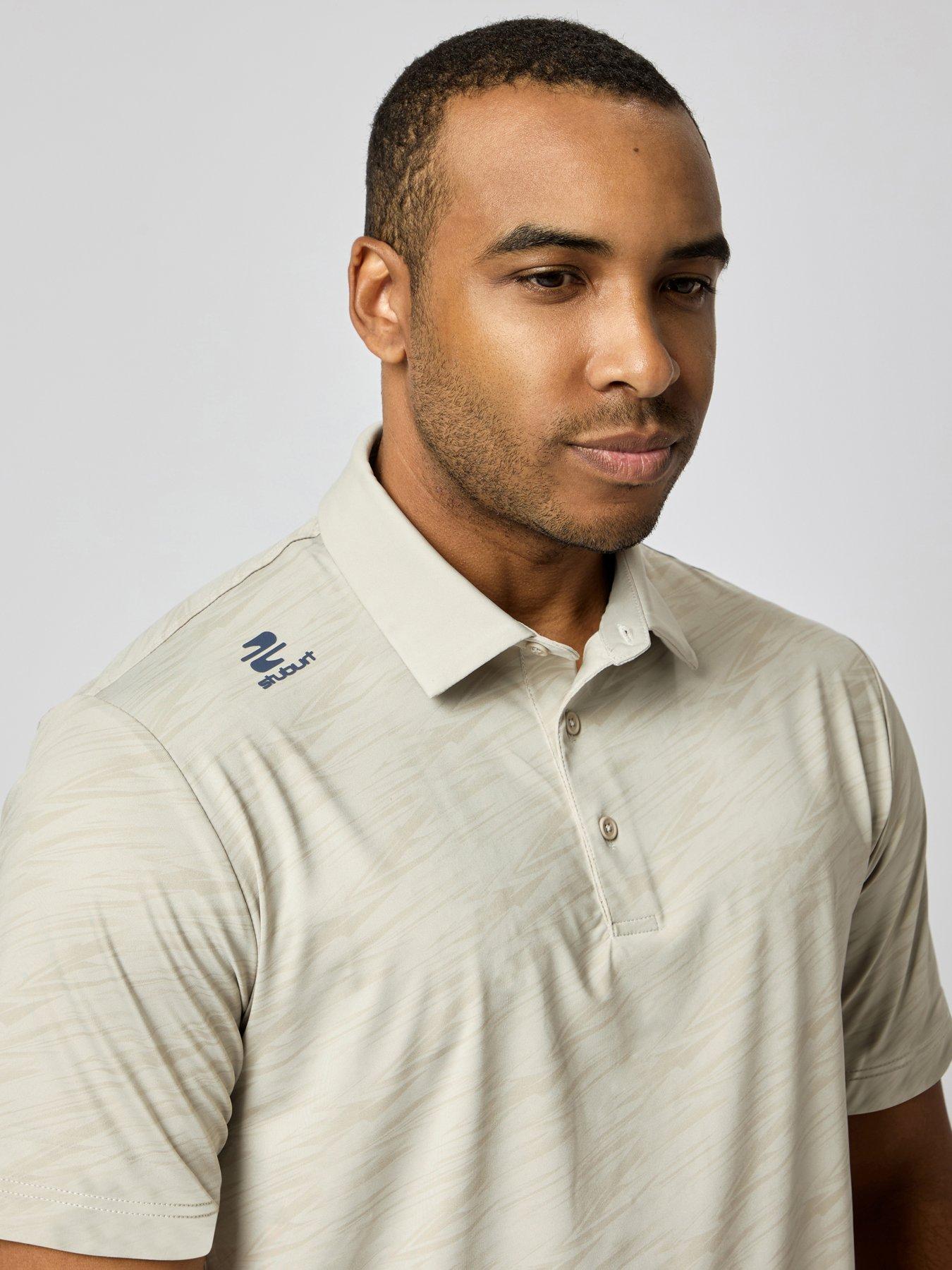 Image 1 of 4 of Stuburt Mens Golf Alicante Polo - Off White