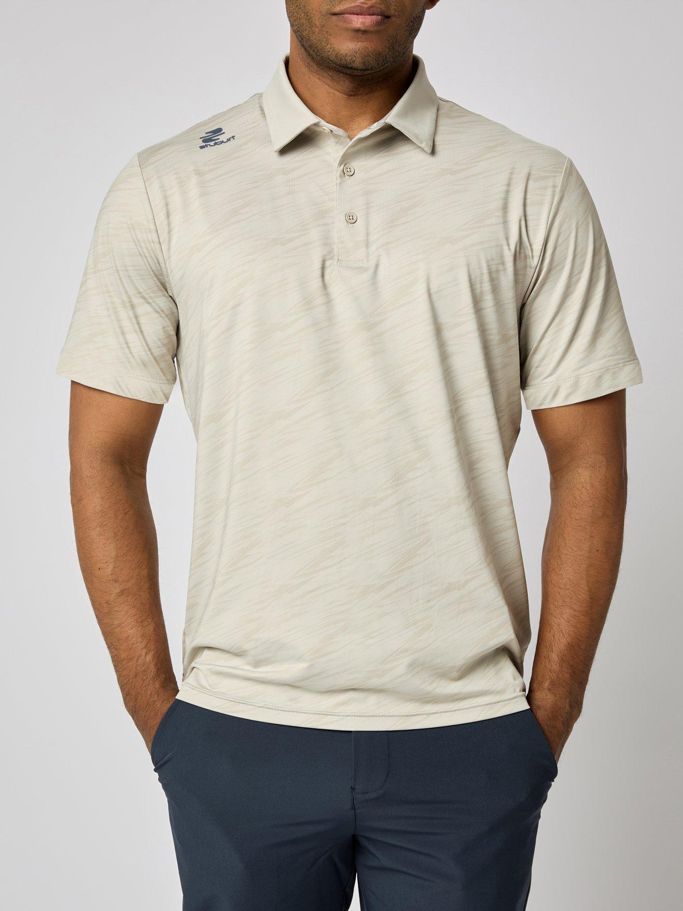 Image 3 of 4 of Stuburt Mens Golf Alicante Polo - Off White