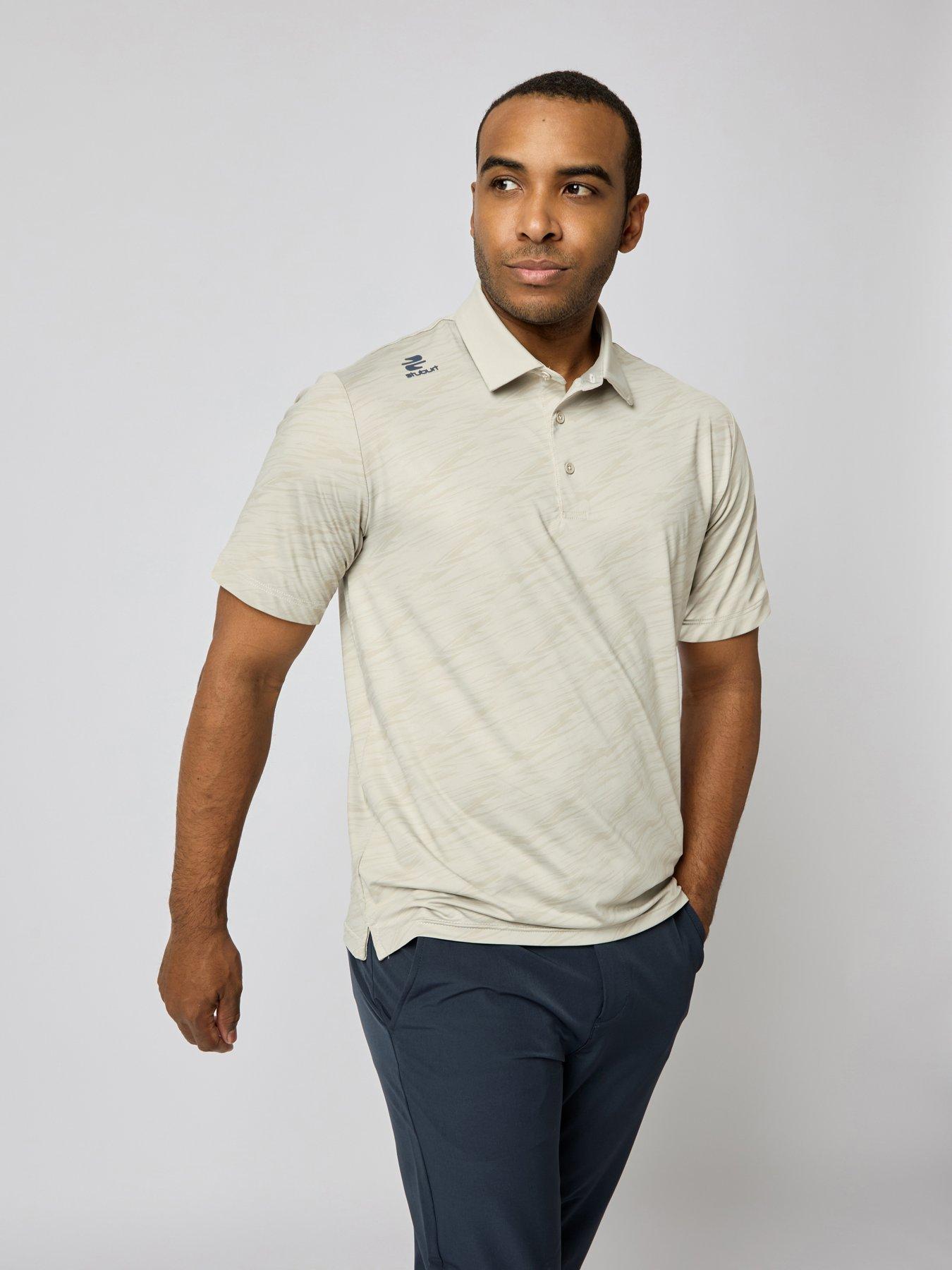 Image 4 of 4 of Stuburt Mens Golf Alicante Polo - Off White