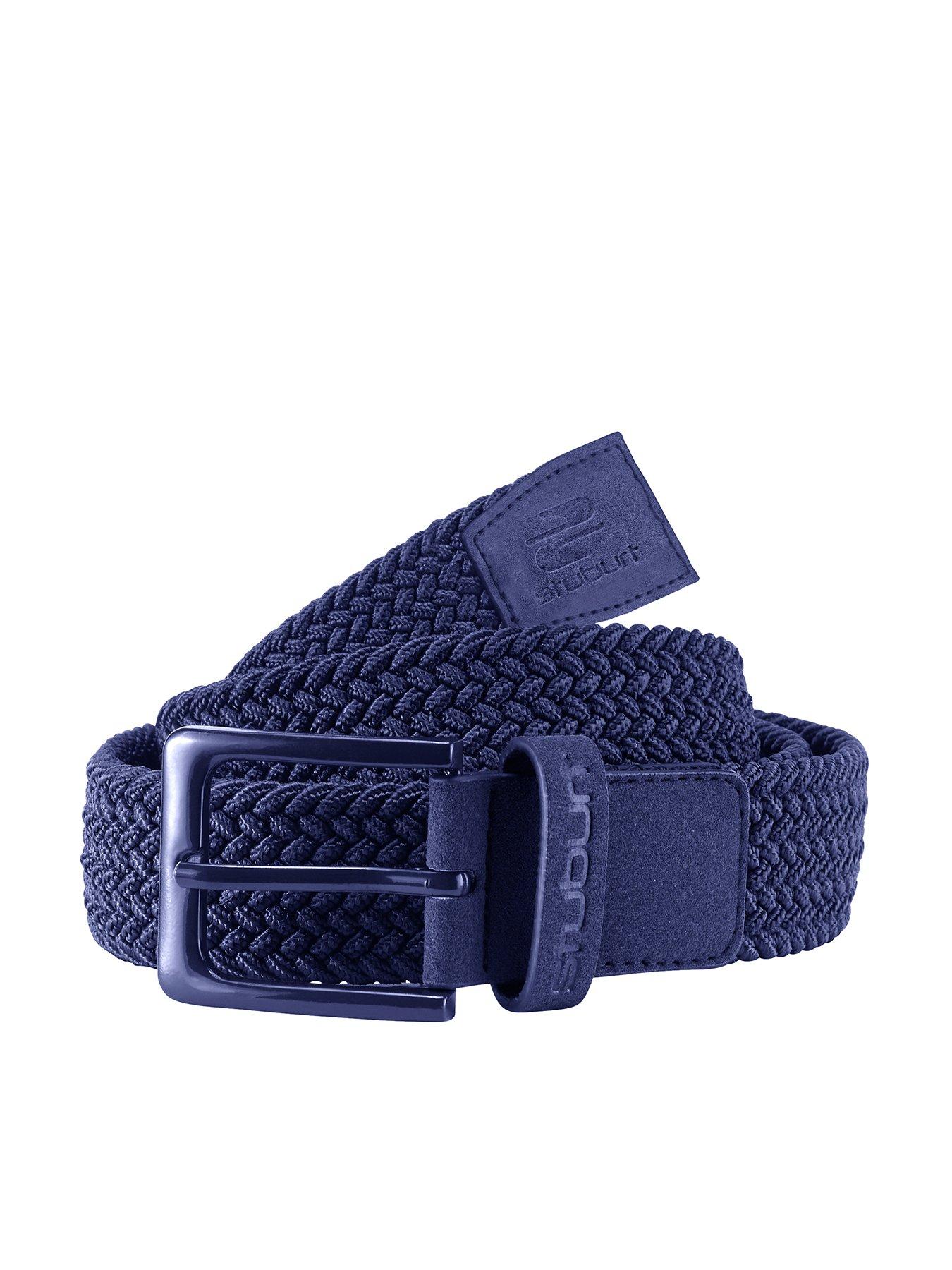 Stuburt Mens Golf Argill Braided Belt - Navy