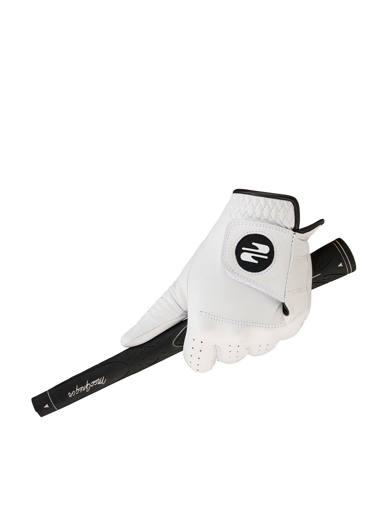 Stuburt Mens Golf Leather Left Hand Glove - White