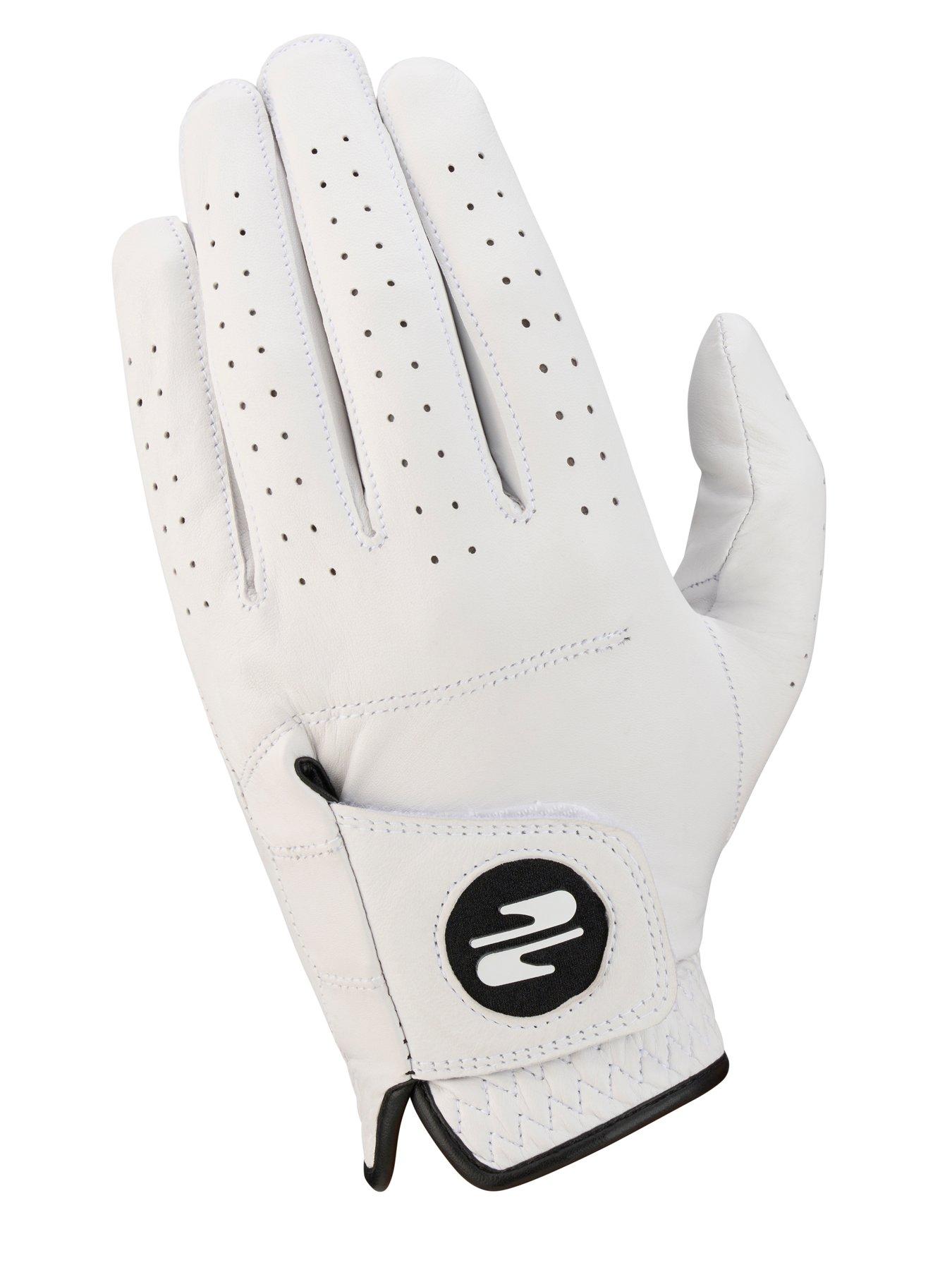 Image 3 of 3 of Stuburt Mens Golf Leather Left Hand Glove - White