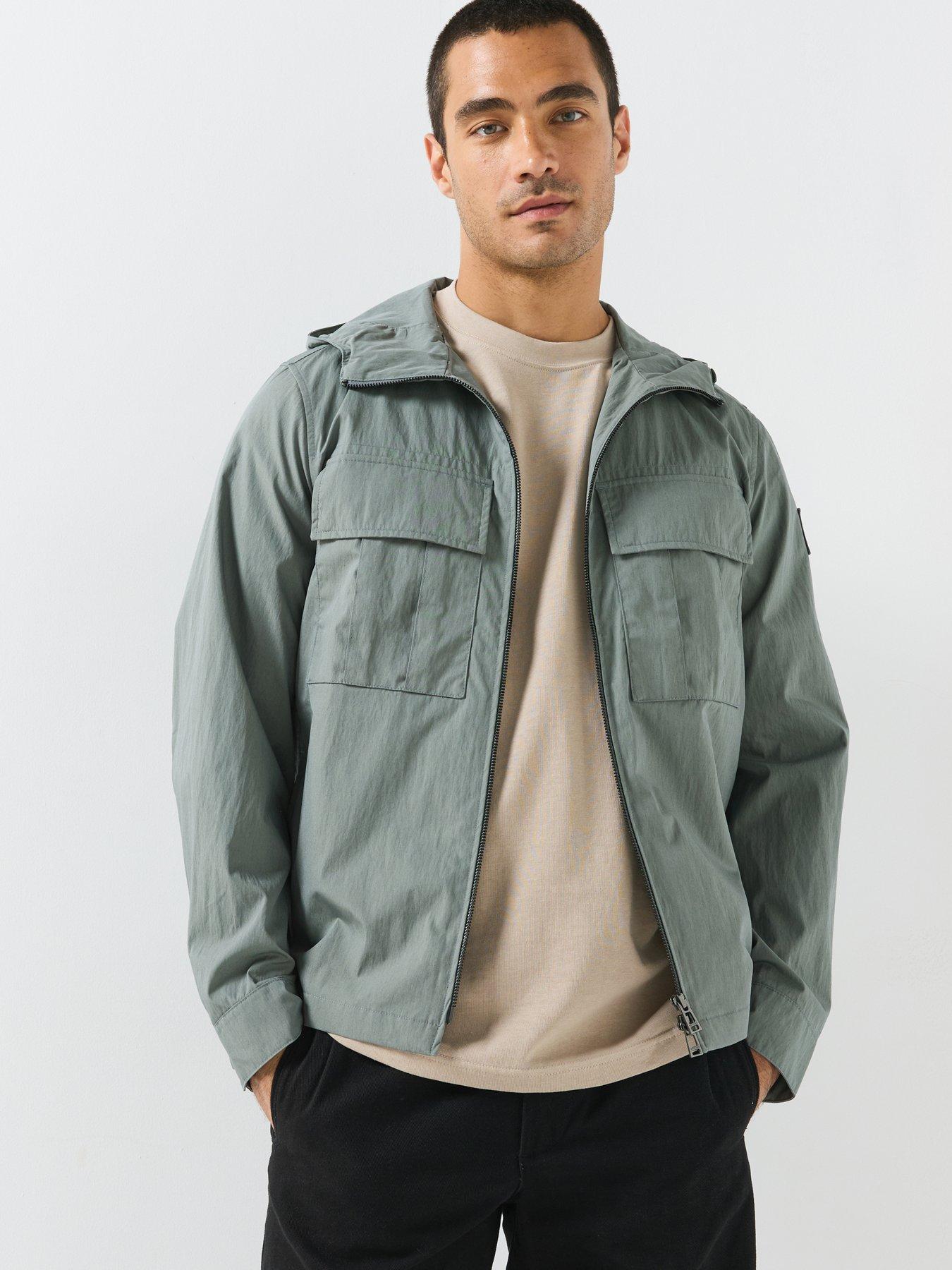 Belstaff Belstaff Container Hooded Zip Overshirt - Grey