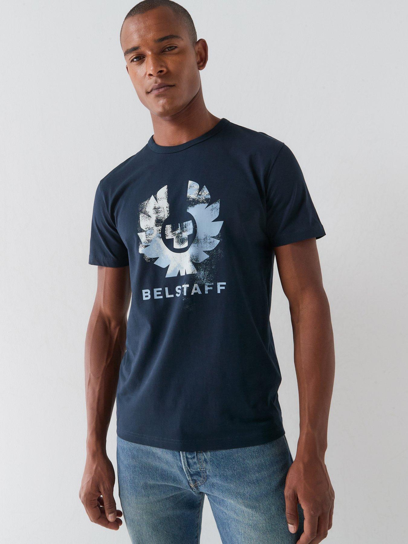 Belstaff Blur Graphic T-Shirt - Navy