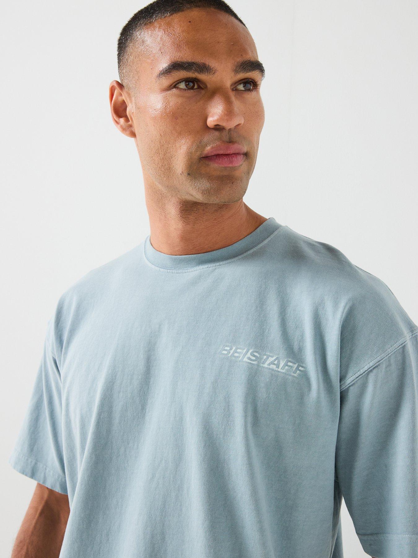 Image 5 of 5 of Belstaff Competition Momentum Graphic T-Shirt - Light Blue