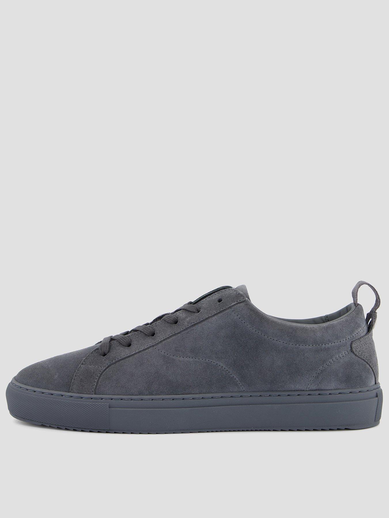 Belstaff Fleming Suede Trainers - Dark Grey