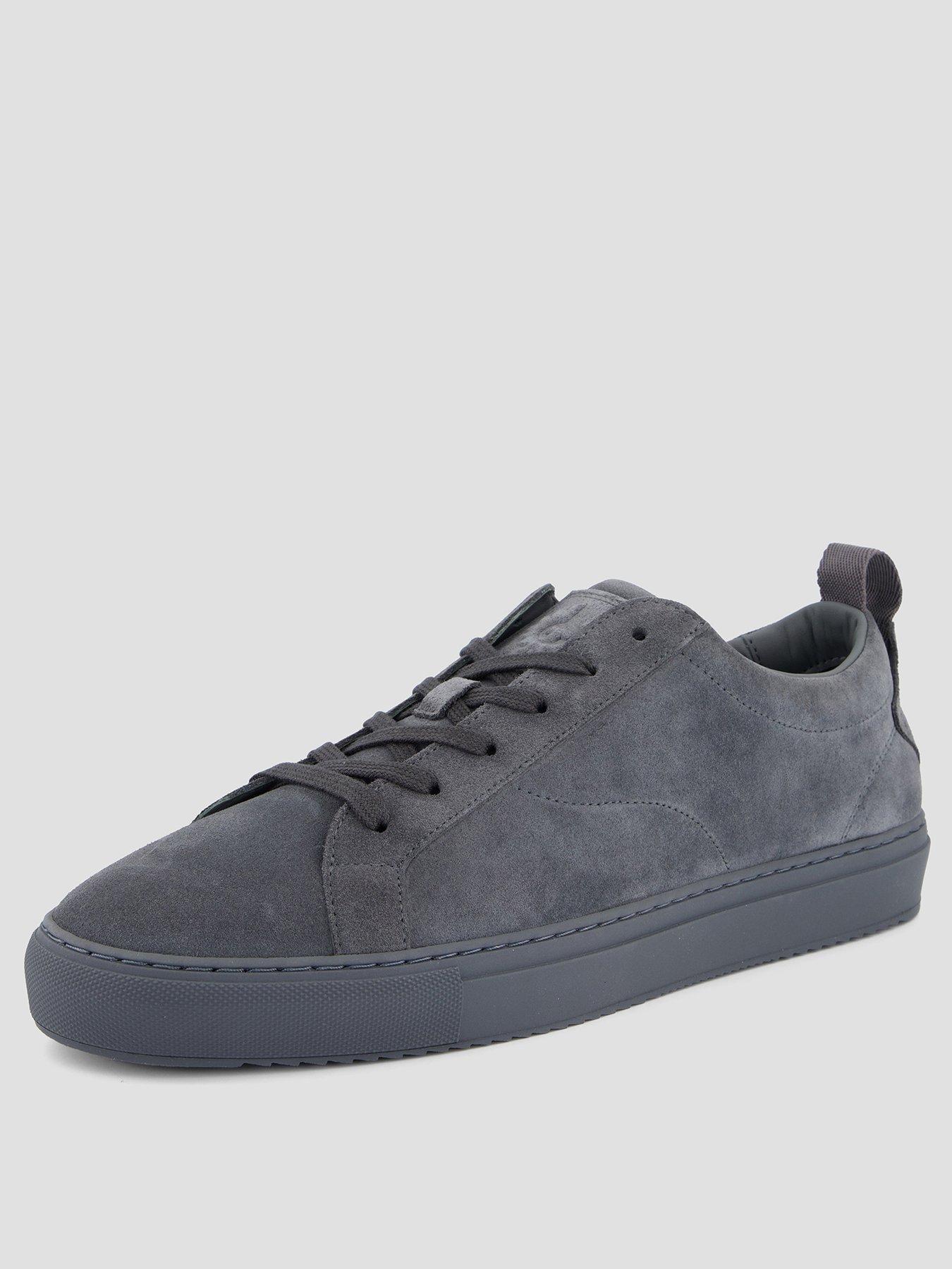 Image 2 of 7 of Belstaff Belstaff Fleming Suede Trainers - Dark Grey