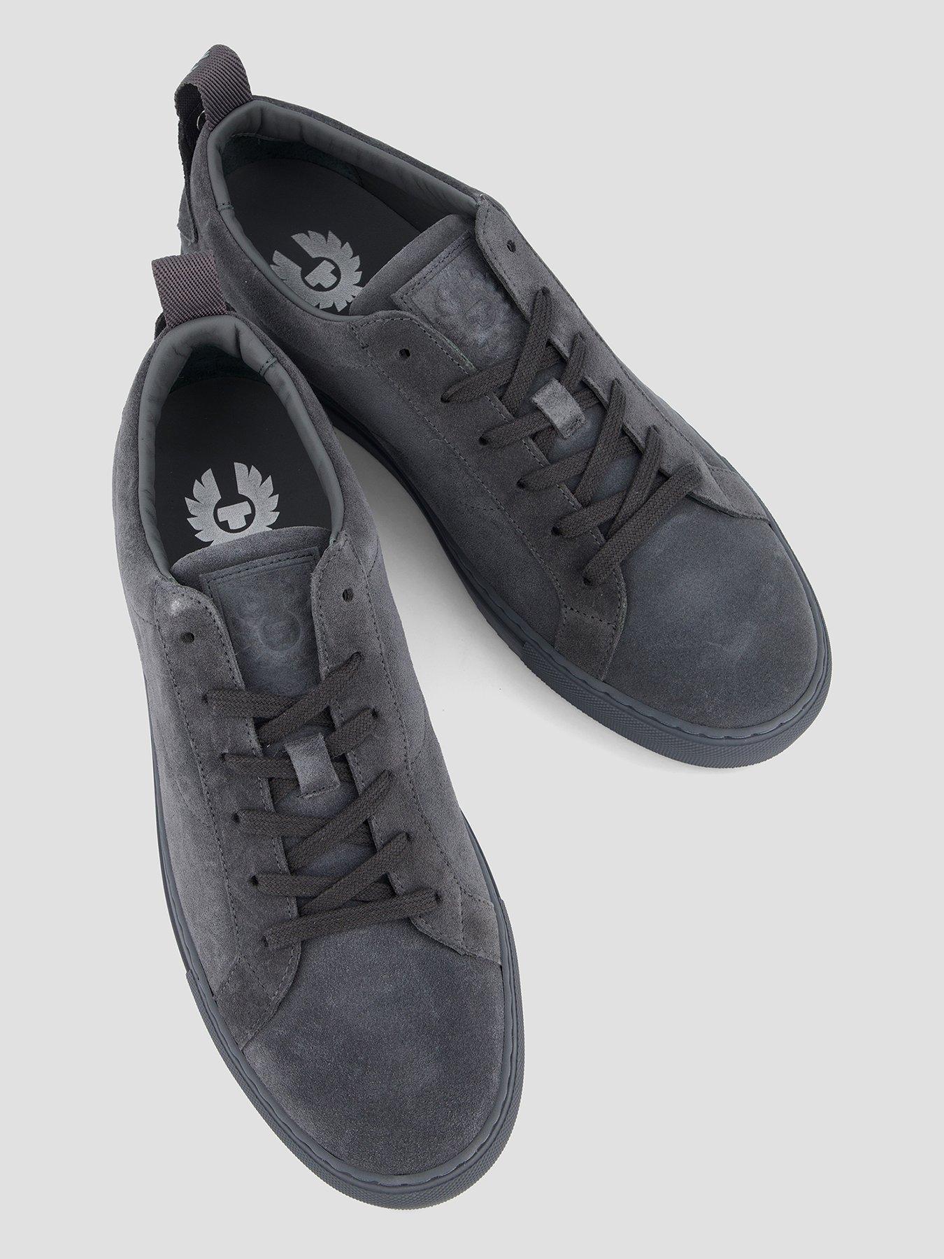 Image 3 of 7 of Belstaff Belstaff Fleming Suede Trainers - Dark Grey