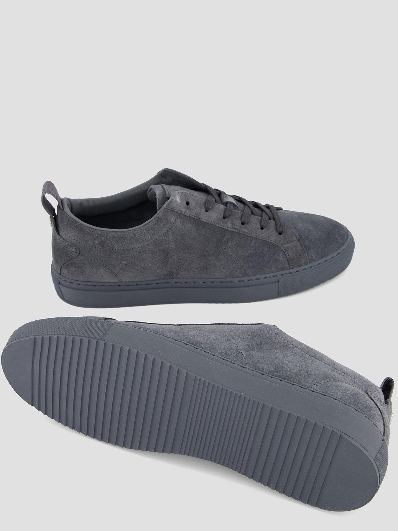 Image 4 of 7 of Belstaff Belstaff Fleming Suede Trainers - Dark Grey