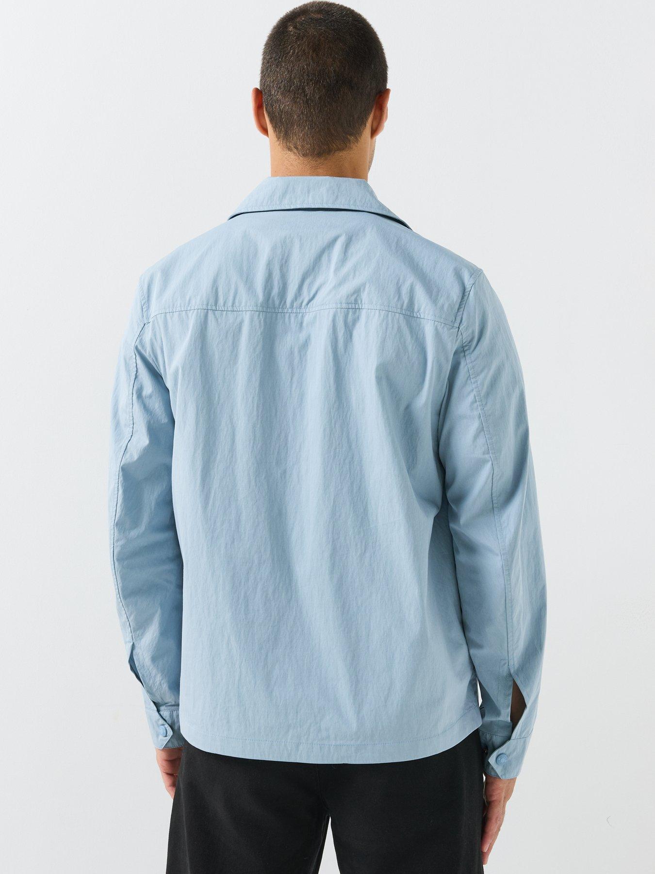 Image 2 of 6 of Belstaff Men's Cargo Overshirt - Light Blue