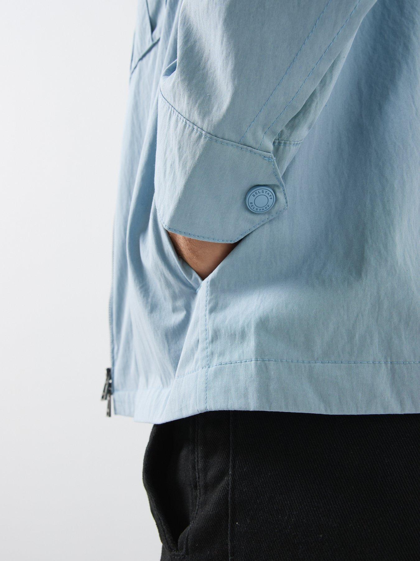 Image 5 of 6 of Belstaff Men's Cargo Overshirt - Light Blue
