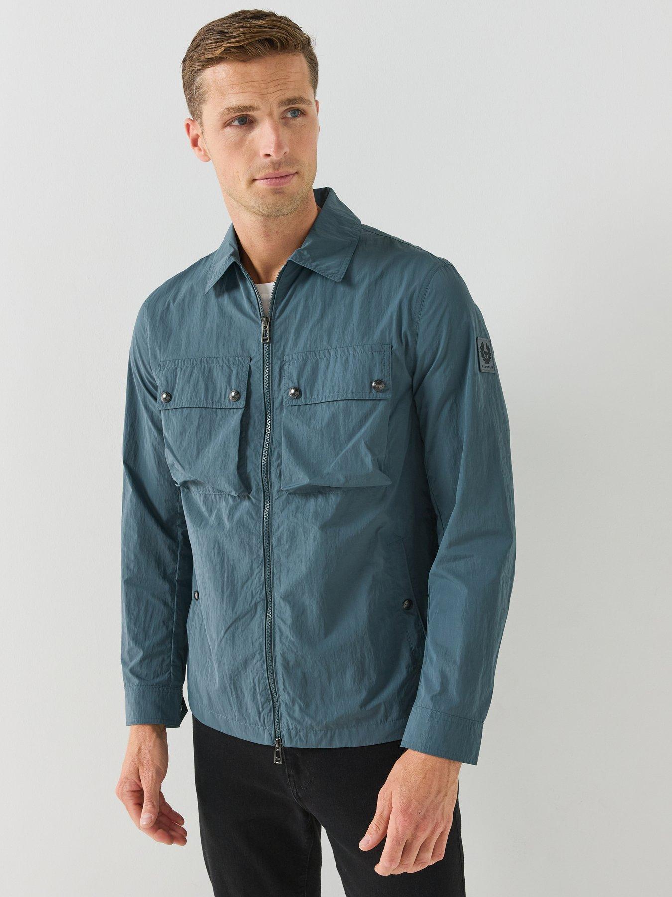 Image 1 of 6 of Belstaff Belstaff Tourer Zip Overshirt - Dark Blue