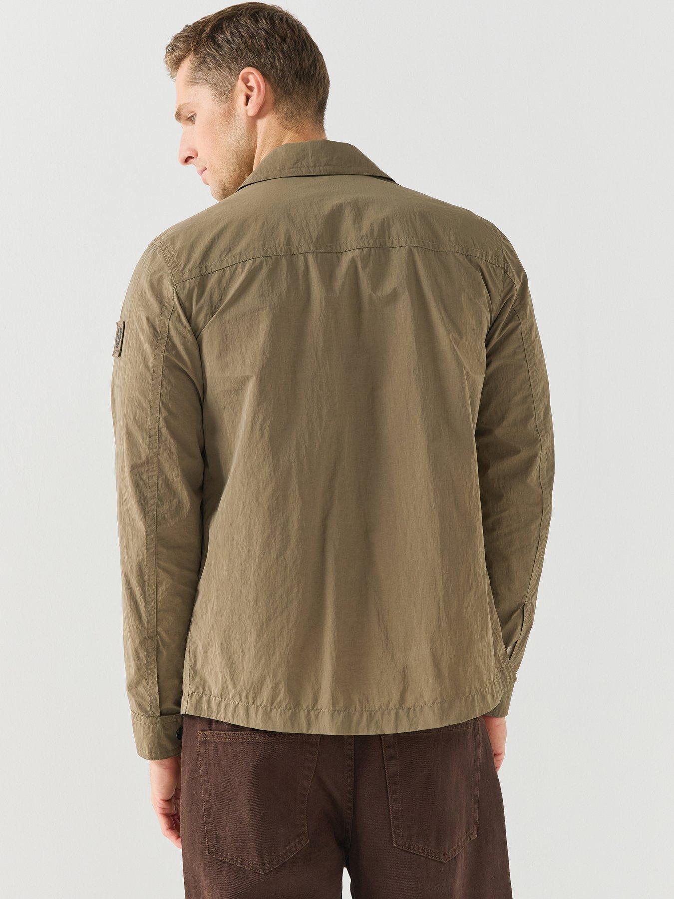 Image 2 of 6 of Belstaff Belstaff Tourer Zip Overshirt - Khaki