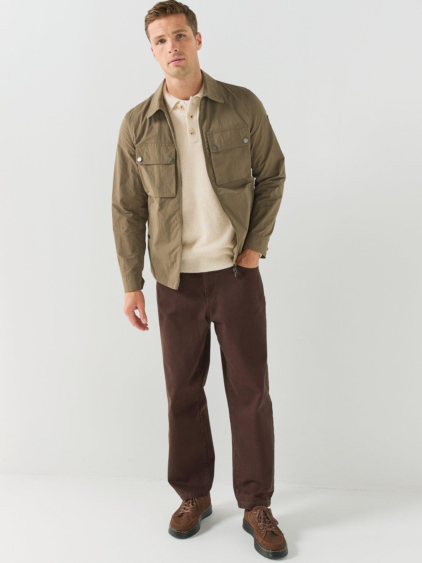 Image 3 of 6 of Belstaff Belstaff Tourer Zip Overshirt - Khaki
