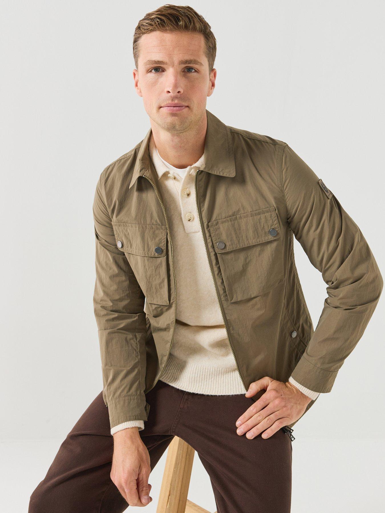 Image 4 of 6 of Belstaff Belstaff Tourer Zip Overshirt - Khaki