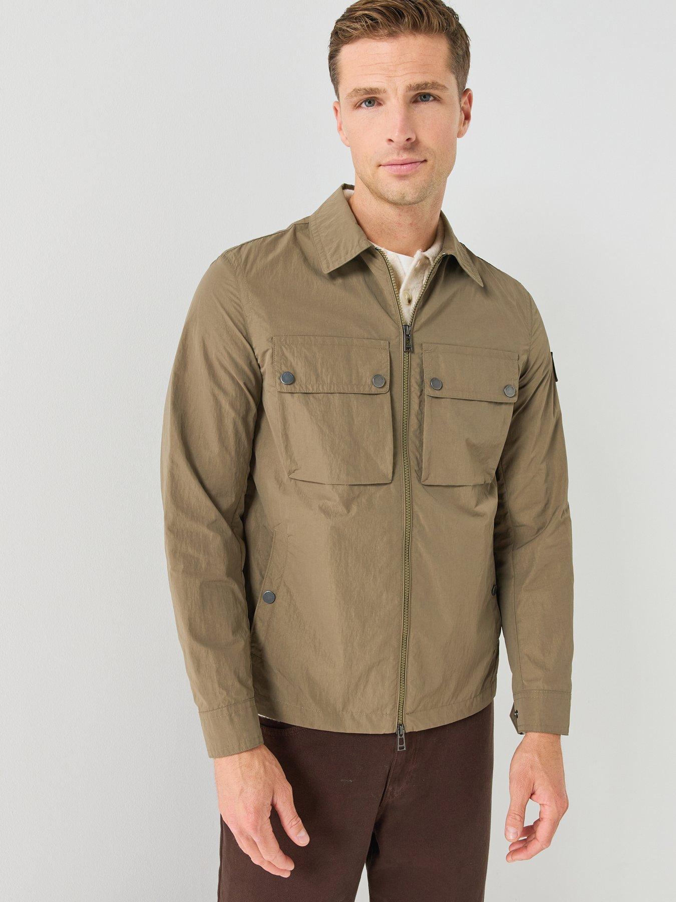 Image 5 of 6 of Belstaff Belstaff Tourer Zip Overshirt - Khaki
