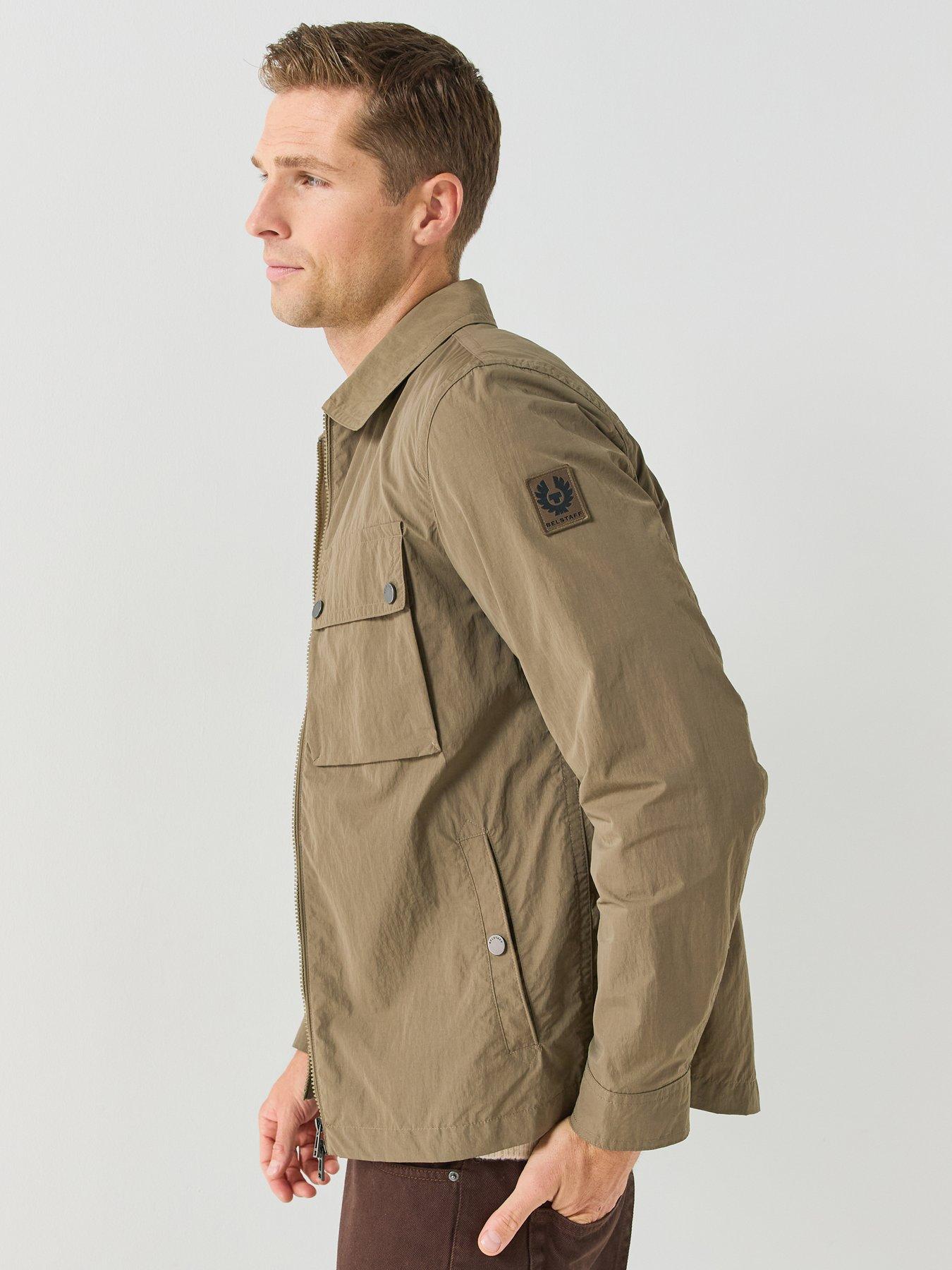 Image 6 of 6 of Belstaff Belstaff Tourer Zip Overshirt - Khaki
