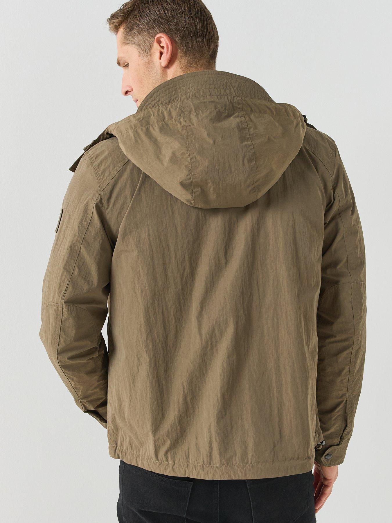 Image 2 of 6 of Belstaff Belstaff Marsh Hooded Jacket - Khaki