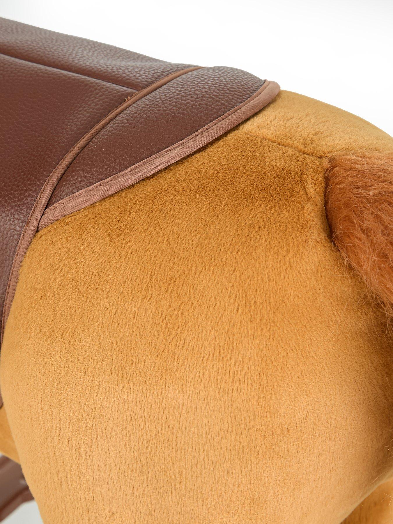 Image 5 of 8 of Mechanical Galloping Ride-On Pony Ride-On Toy - Brown