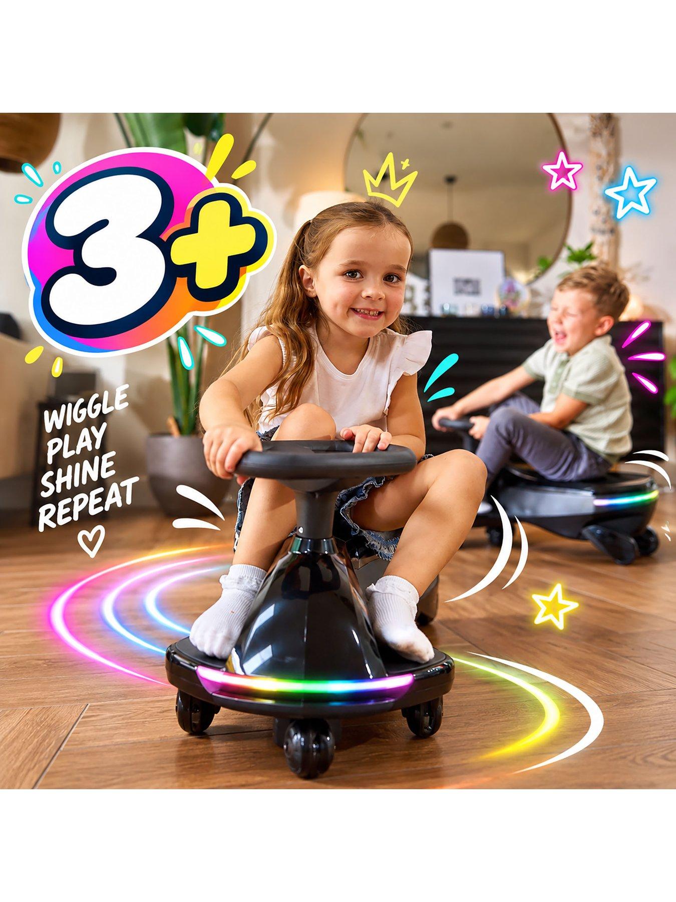 Image 2 of 8 of Zinc Light-Up Electric Wiggle Car Ride-On