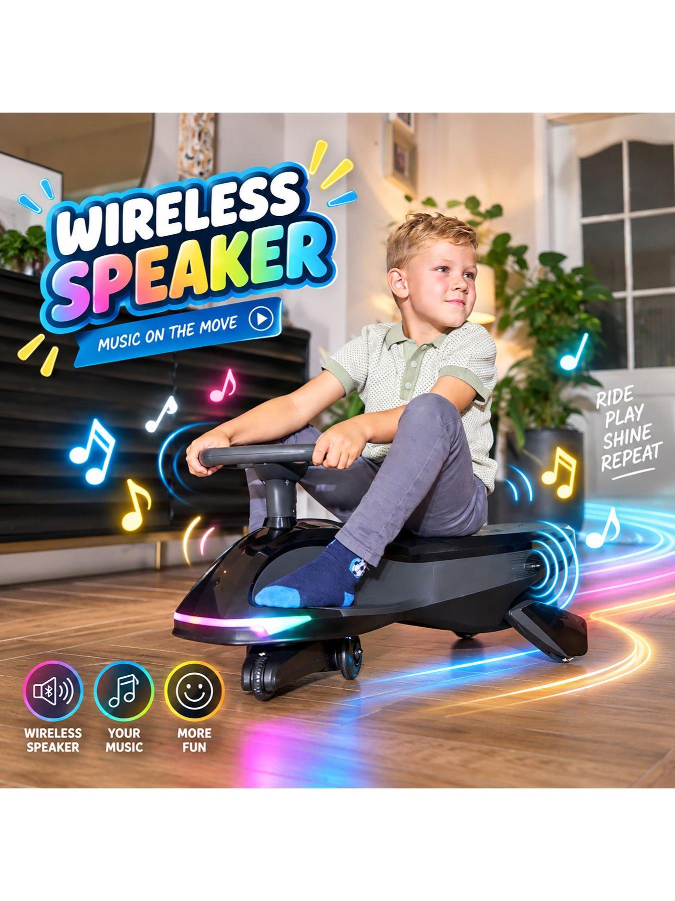 Image 4 of 8 of Zinc Light-Up Electric Wiggle Car Ride-On