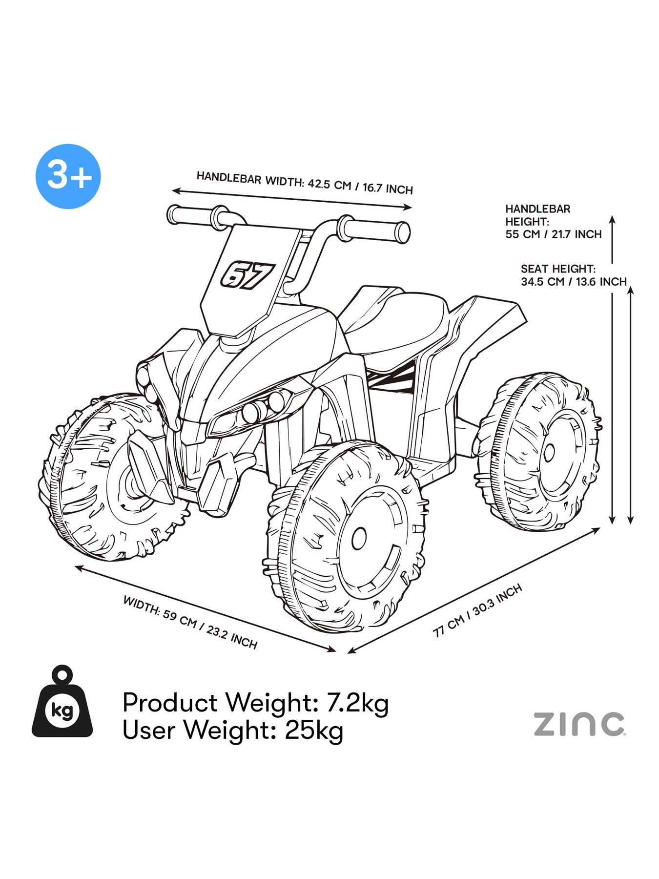 Image 7 of 7 of Zinc Electric ATV Glow LED Ride On