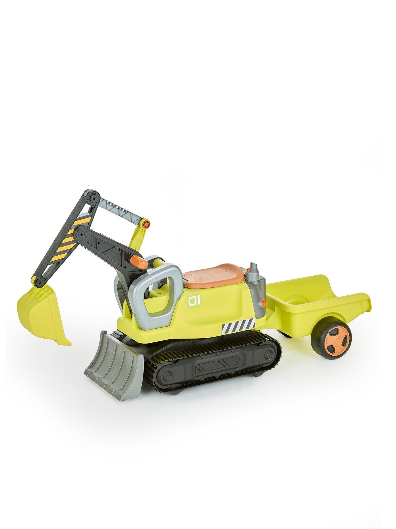 Image 2 of 7 of Working Hydraulic Arm Foot To Floor Ride-On Digger