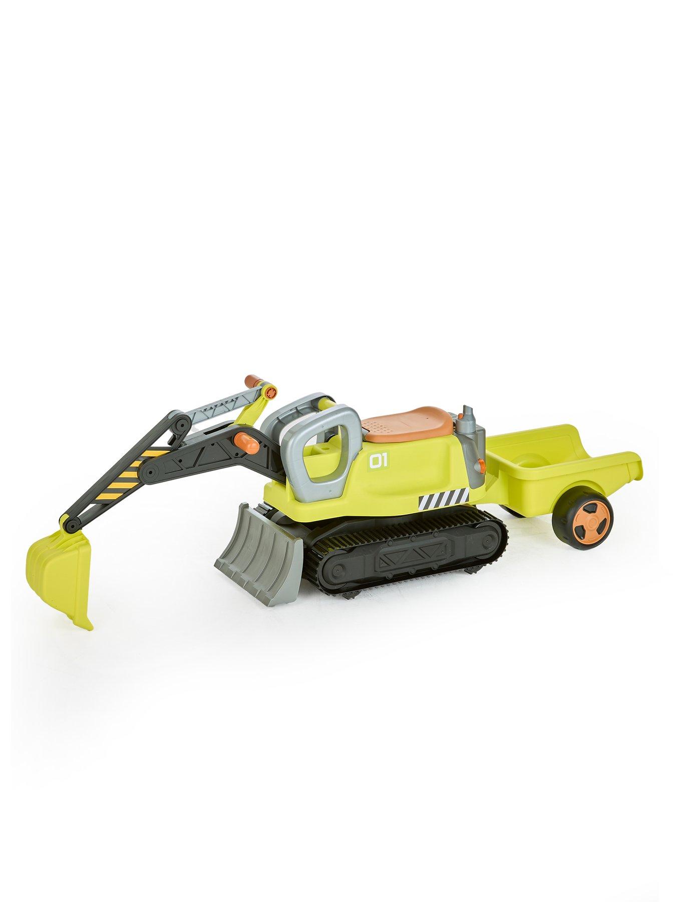 Image 3 of 7 of Working Hydraulic Arm Foot To Floor Ride-On Digger