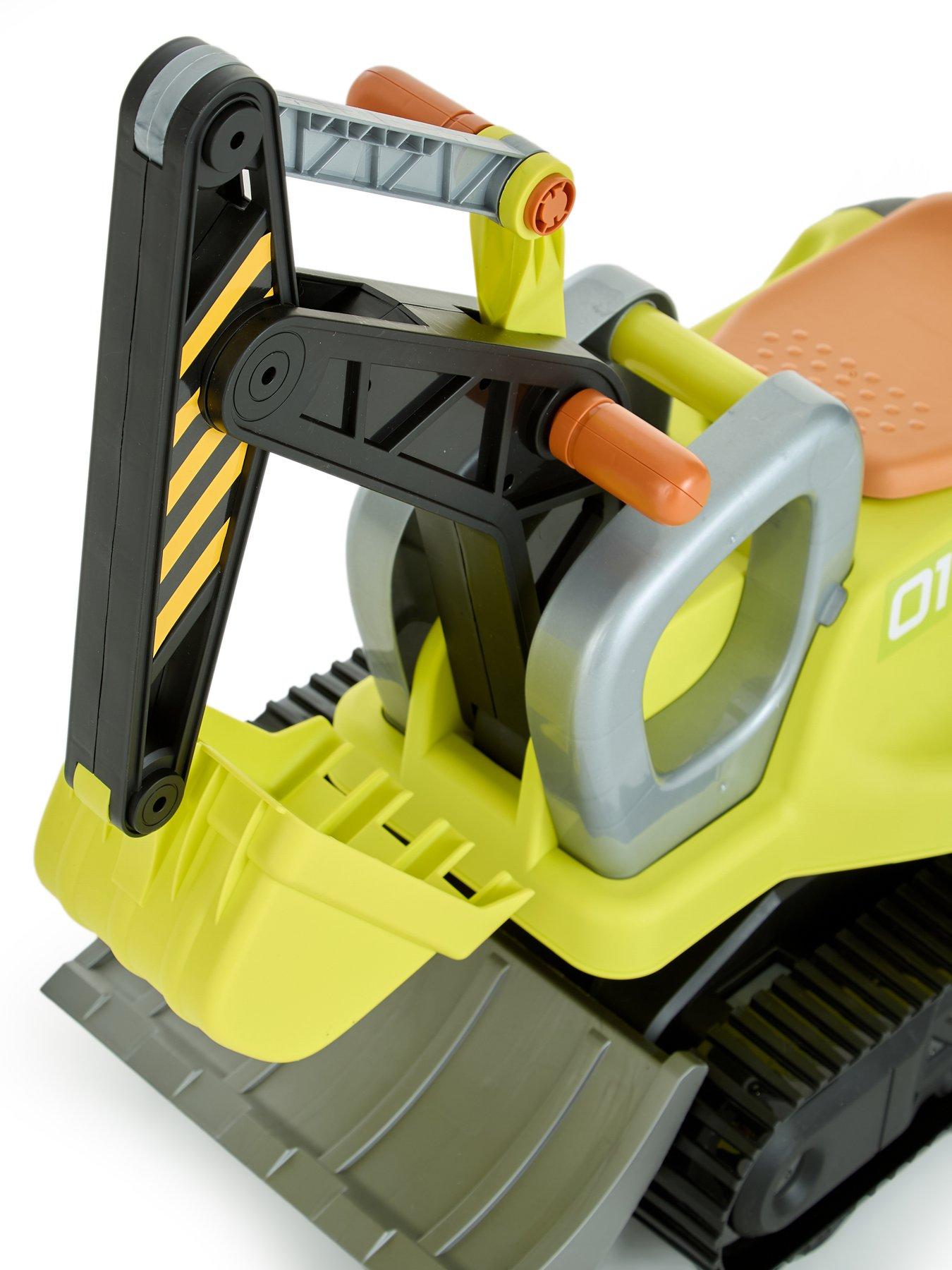 Image 5 of 7 of Working Hydraulic Arm Foot To Floor Ride-On Digger
