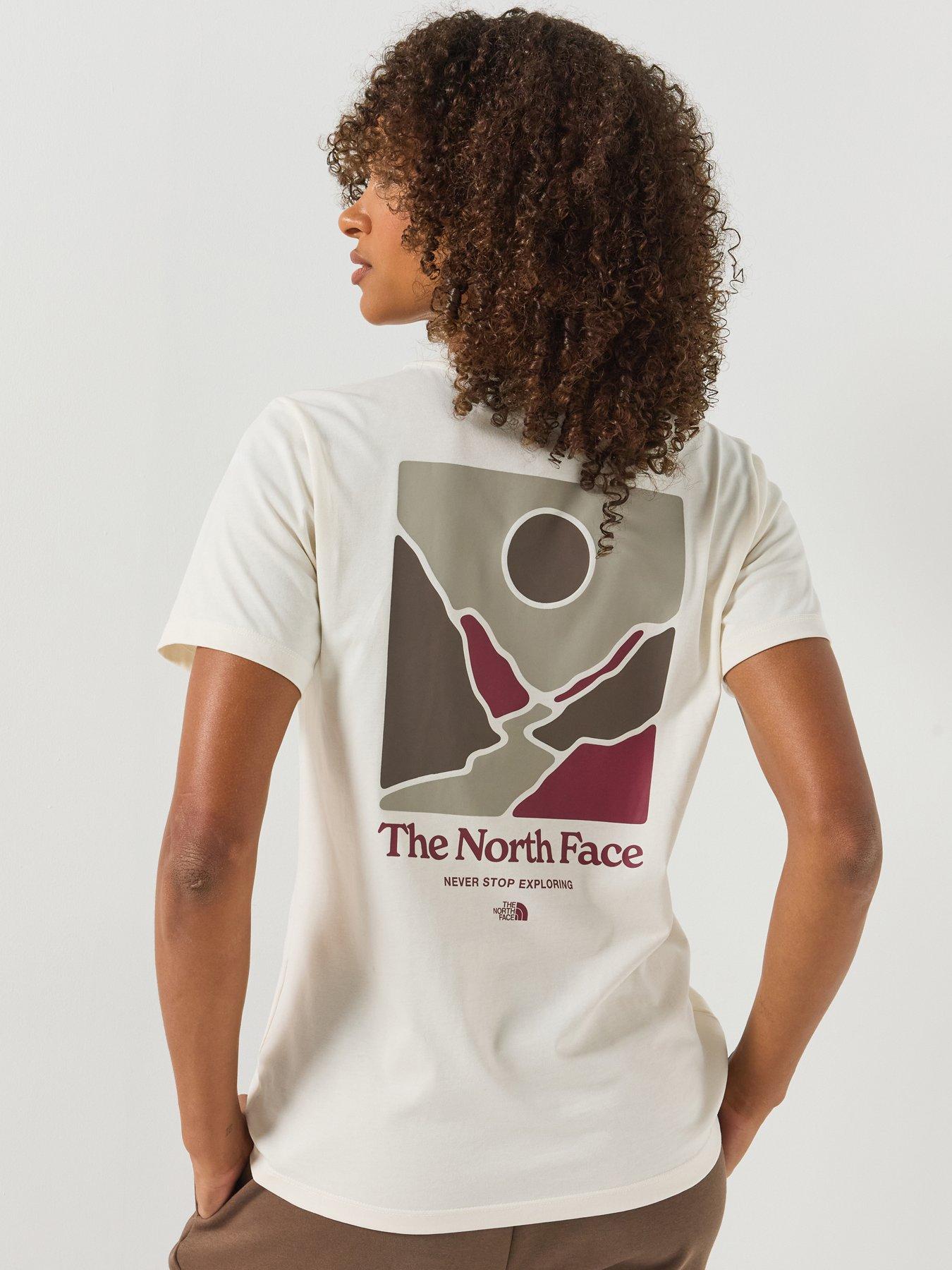 The North Face Women's Monte Regular Graphic T-Shirt - White Dune