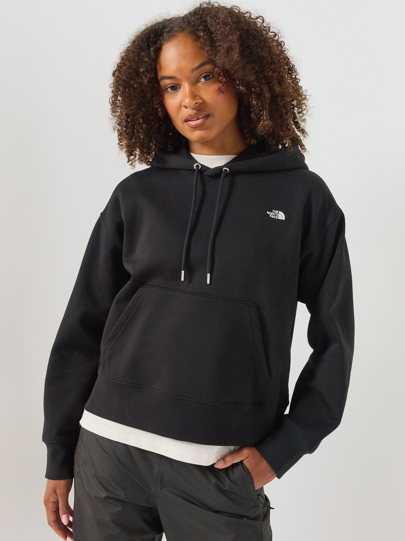 Image 1 of 7 of The North Face Women&rsquo;s TNF&trade; Essential Simple Dome Boxy Oversized Hoodie - TNF Black