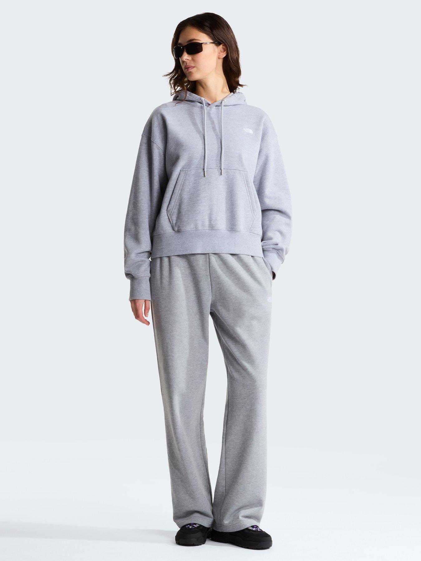 Image 3 of 5 of The North Face Women&rsquo;s TNF&trade; Essential Simple Dome Boxy Oversized Hoodie - TNF Pale Grey Heather