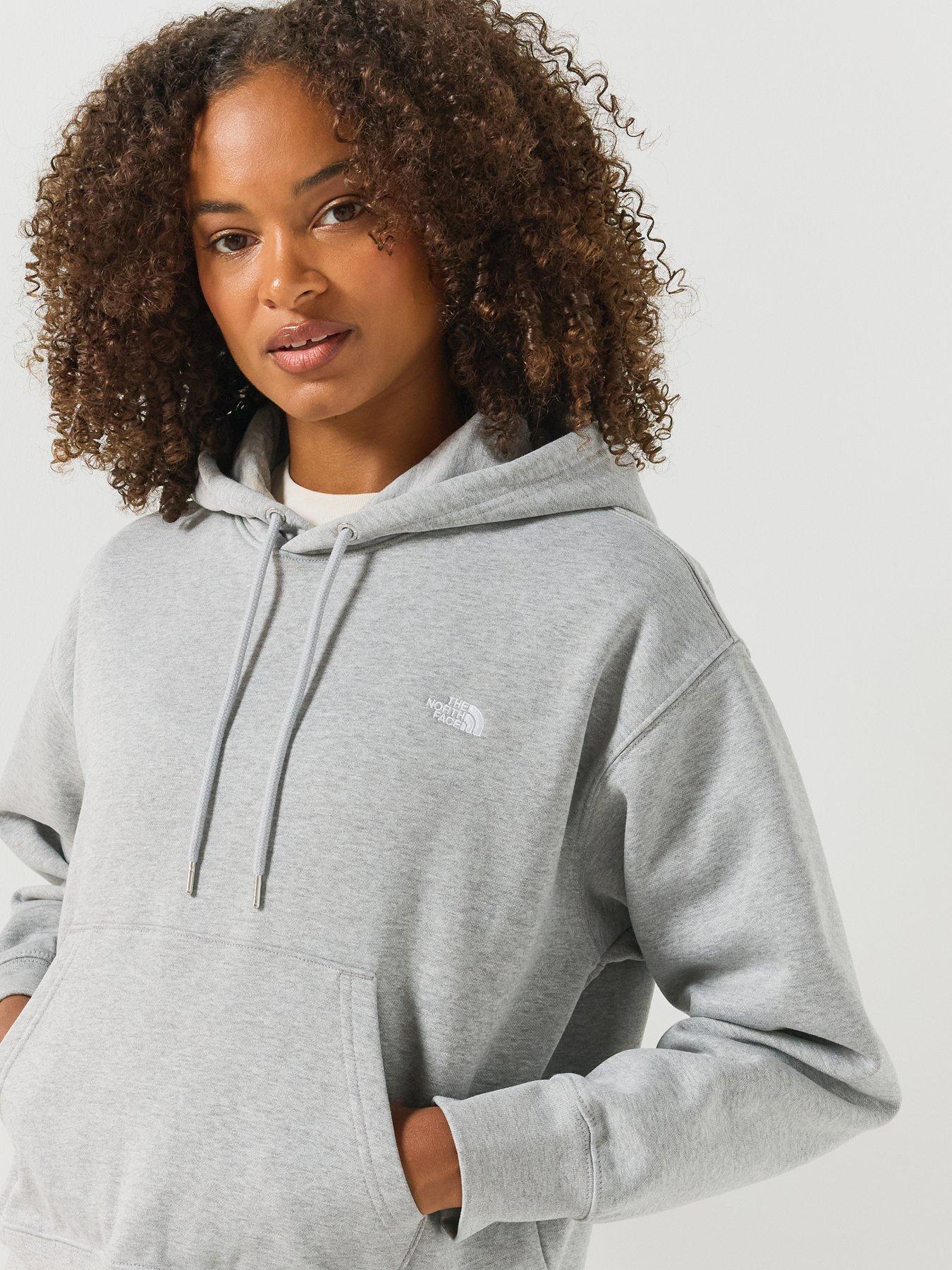 Image 4 of 5 of The North Face Women&rsquo;s TNF&trade; Essential Simple Dome Boxy Oversized Hoodie - TNF Pale Grey Heather