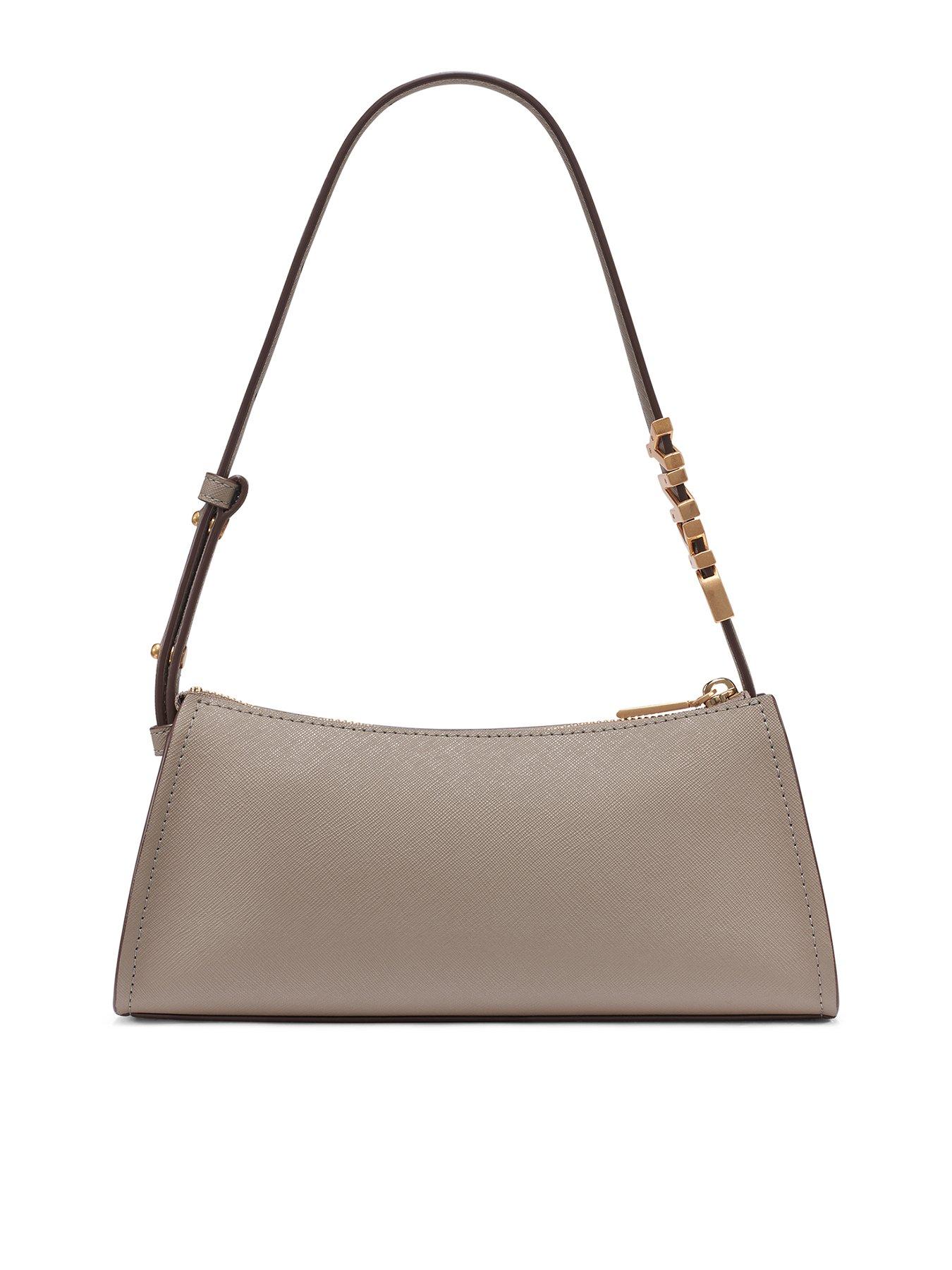 DKNY Avril Top Zip Shoulder Bag - Grey