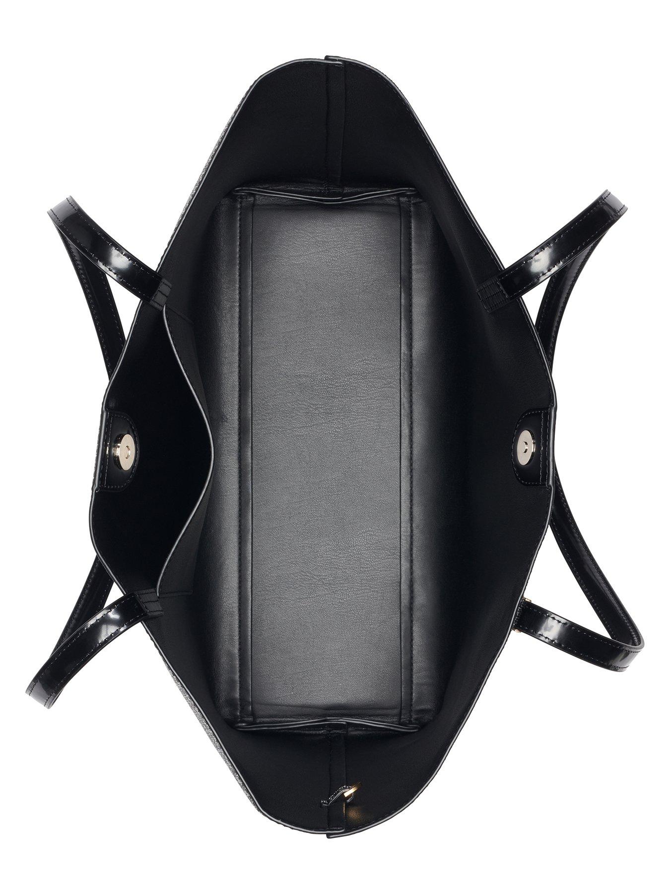 Image 4 of 5 of DKNY Avril Logo Pattern Tote Bag - Black