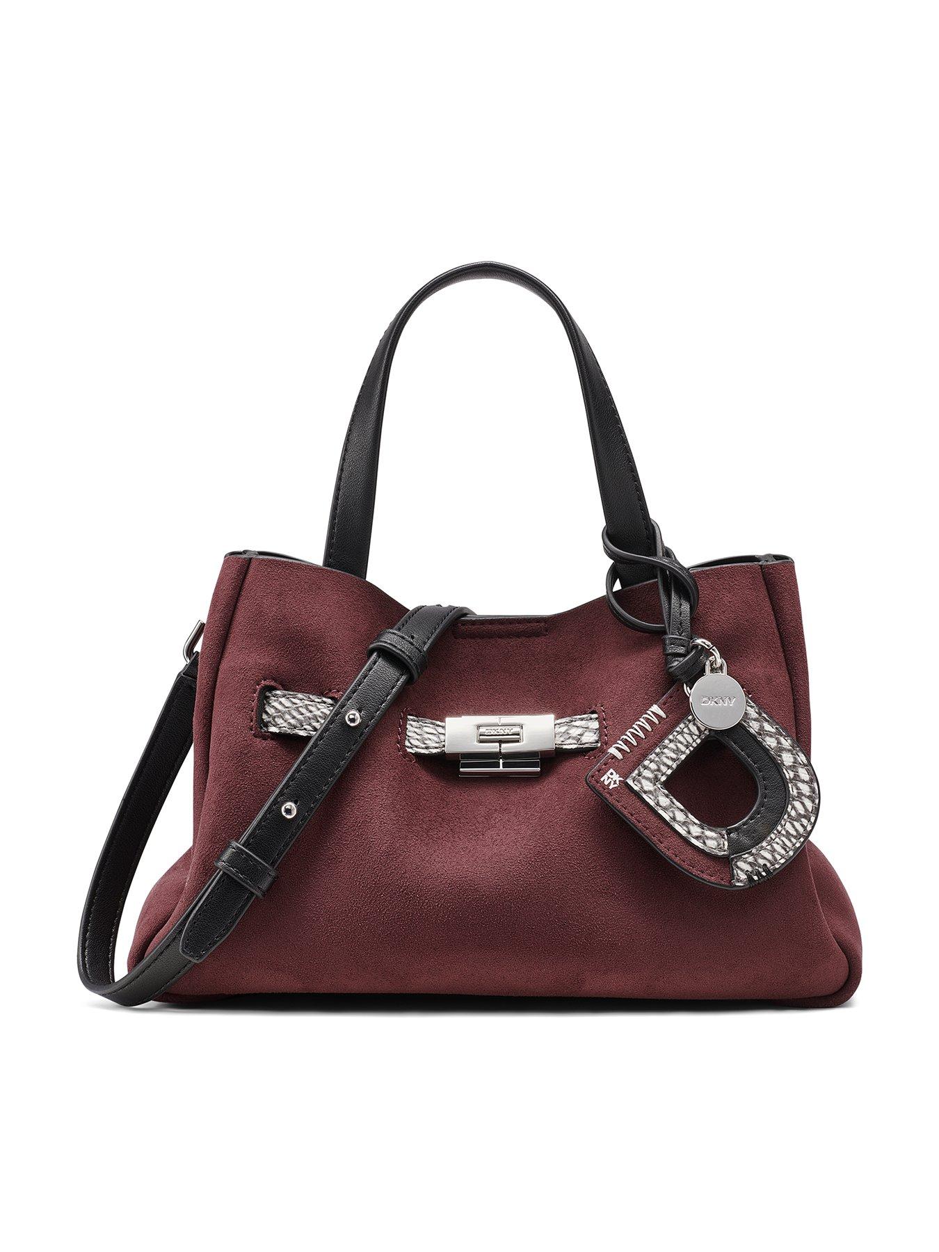 Image 1 of 5 of DKNY Bryar Small Satchel Bag - Red