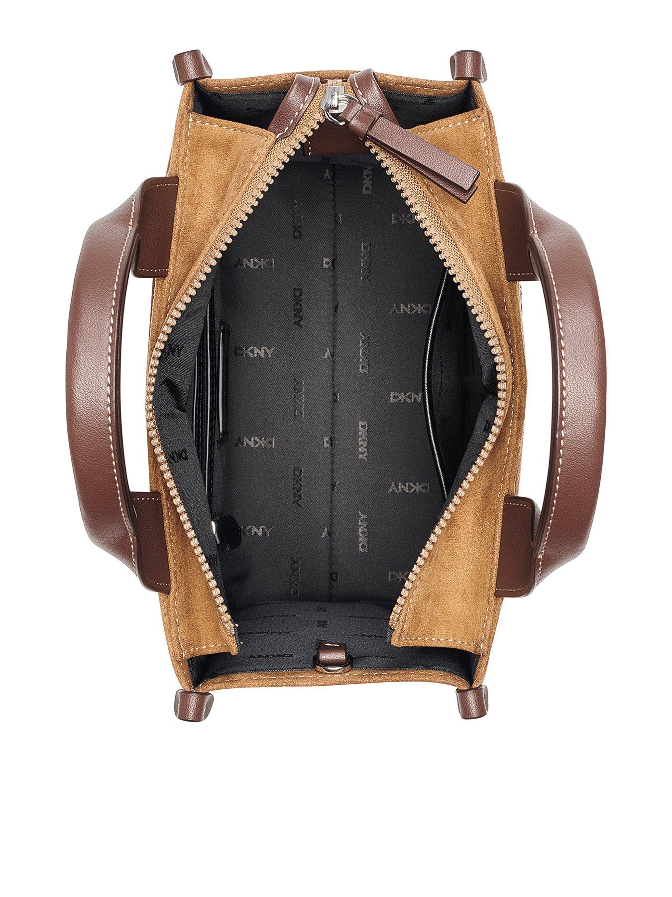 Image 3 of 5 of DKNY Hadlee Logo Small Tote Bag - Brown