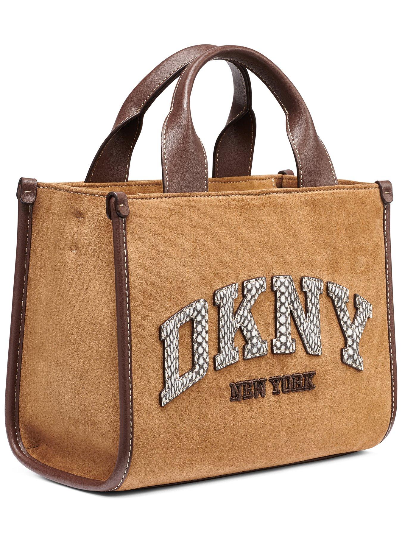 Image 4 of 5 of DKNY Hadlee Logo Small Tote Bag - Brown