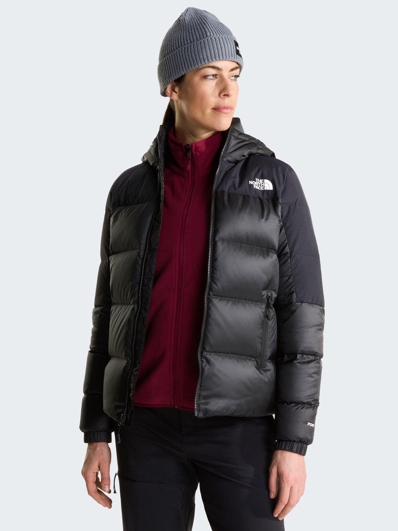 Image 4 of 4 of The North Face Womens Diablo Down 2.0 Hooded Padded Zip Jacket - Black