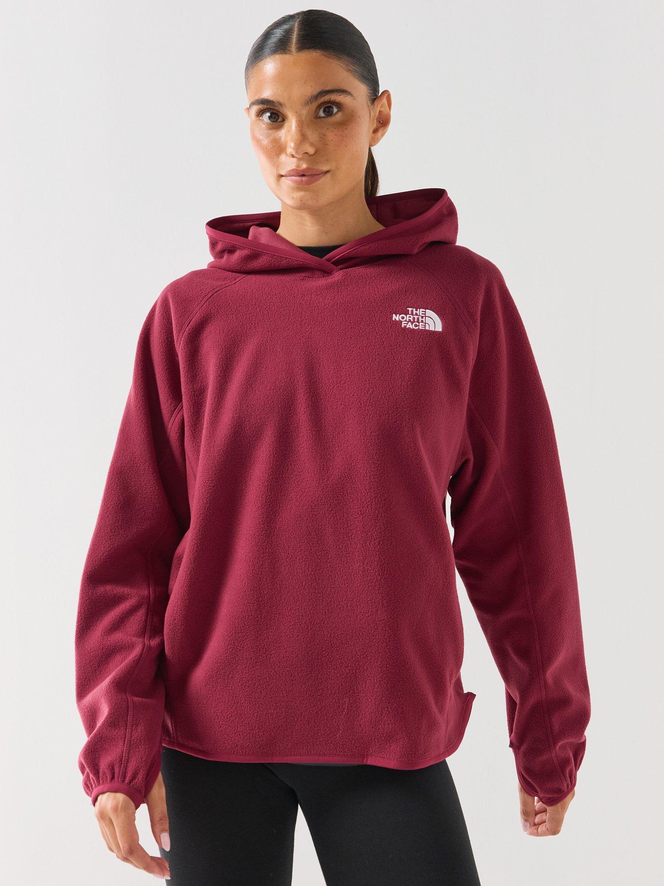 The North Face Womens Oxara Hooded Fleece - Burgundy