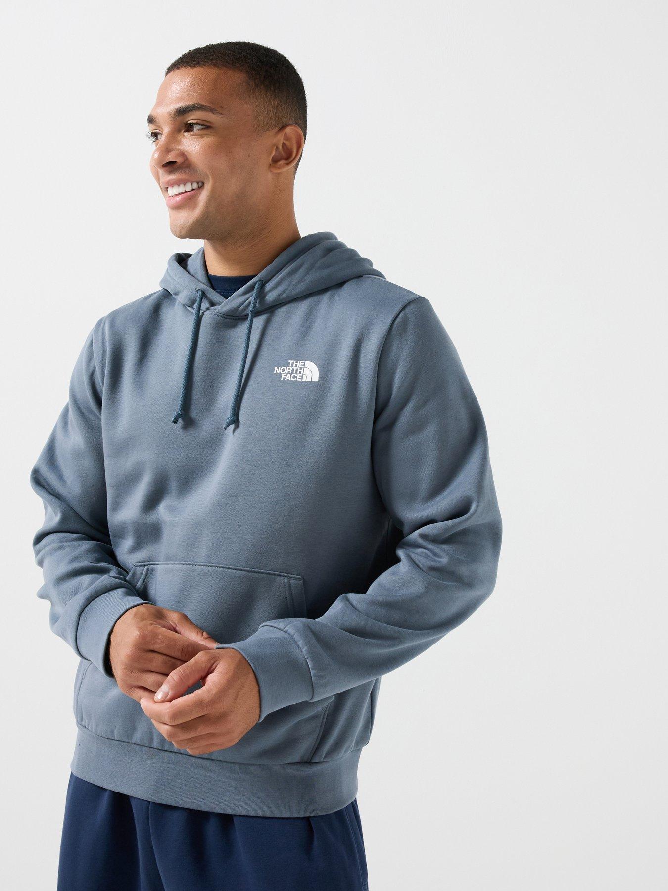 The North Face Men's Evolution Box Logo Hoodie - Blue