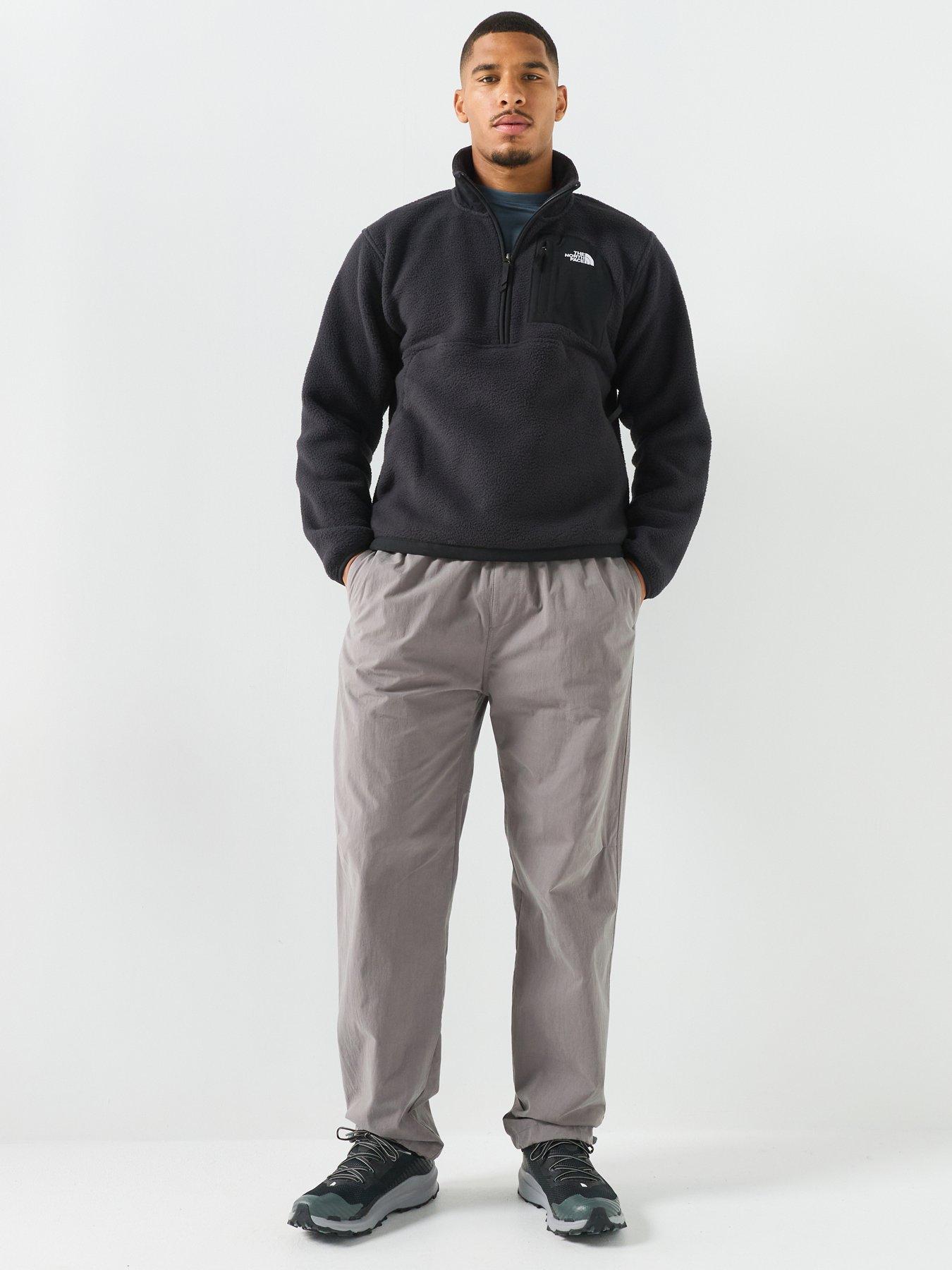 Image 3 of 6 of The North Face Mens Yumiori Off Peak Relaxed Fit Half Zip Fleece - Black