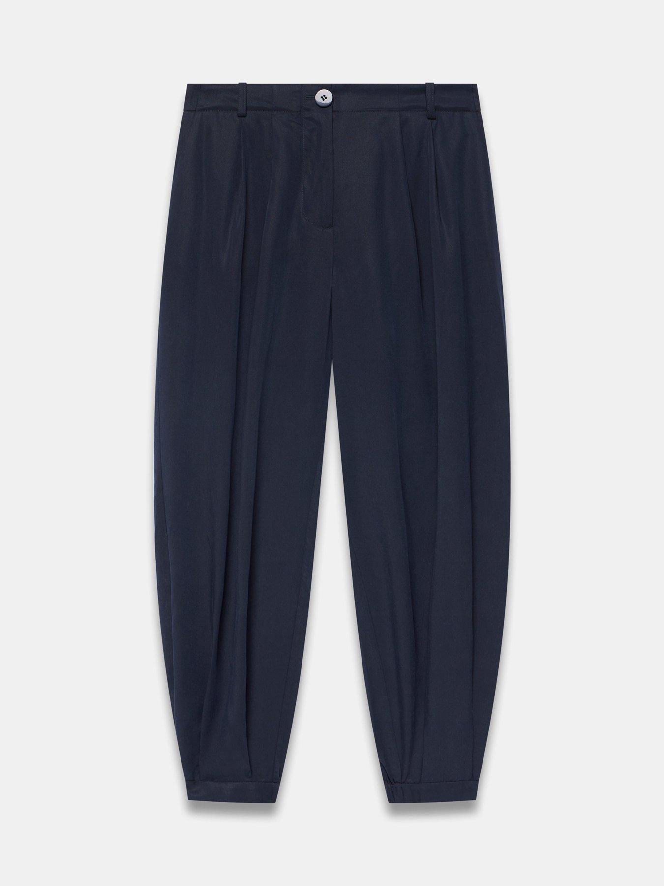 Image 5 of 6 of Mint Velvet Navy&nbsp;Balloon Trouser - Blue