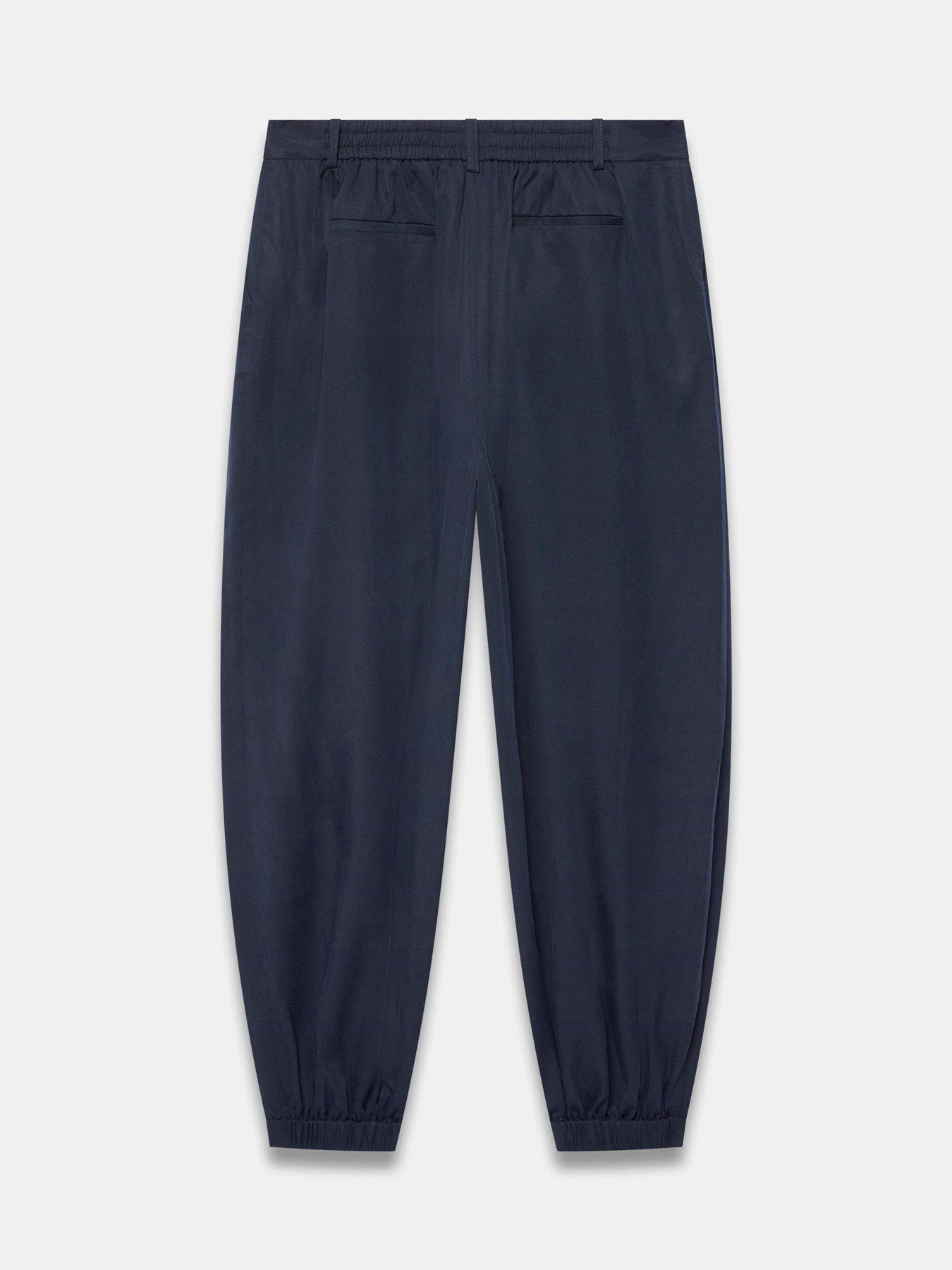 Image 6 of 6 of Mint Velvet Navy&nbsp;Balloon Trouser - Blue