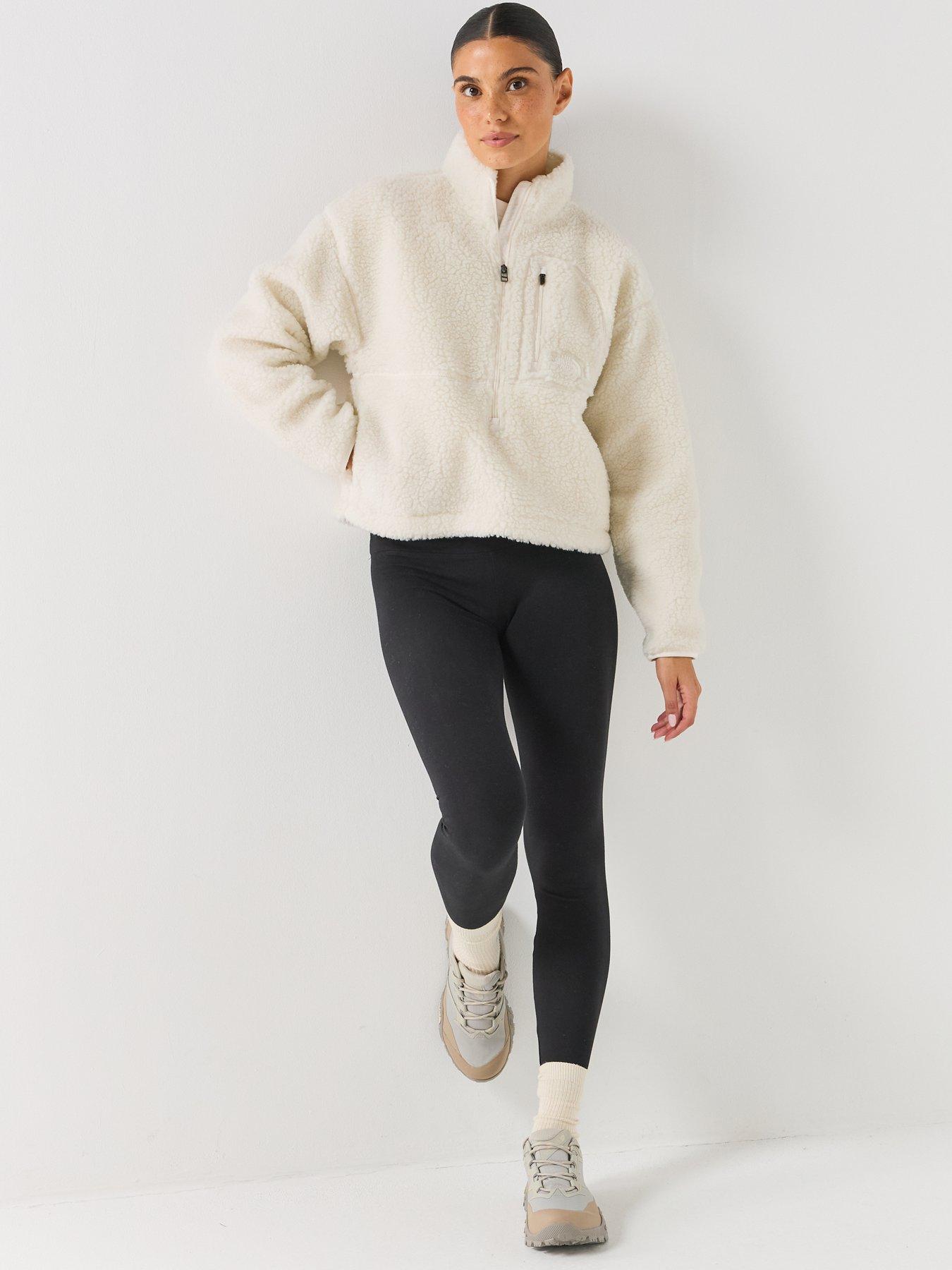 Image 3 of 6 of The North Face Womens Extreme Pile 2 Pullover Fleece - White