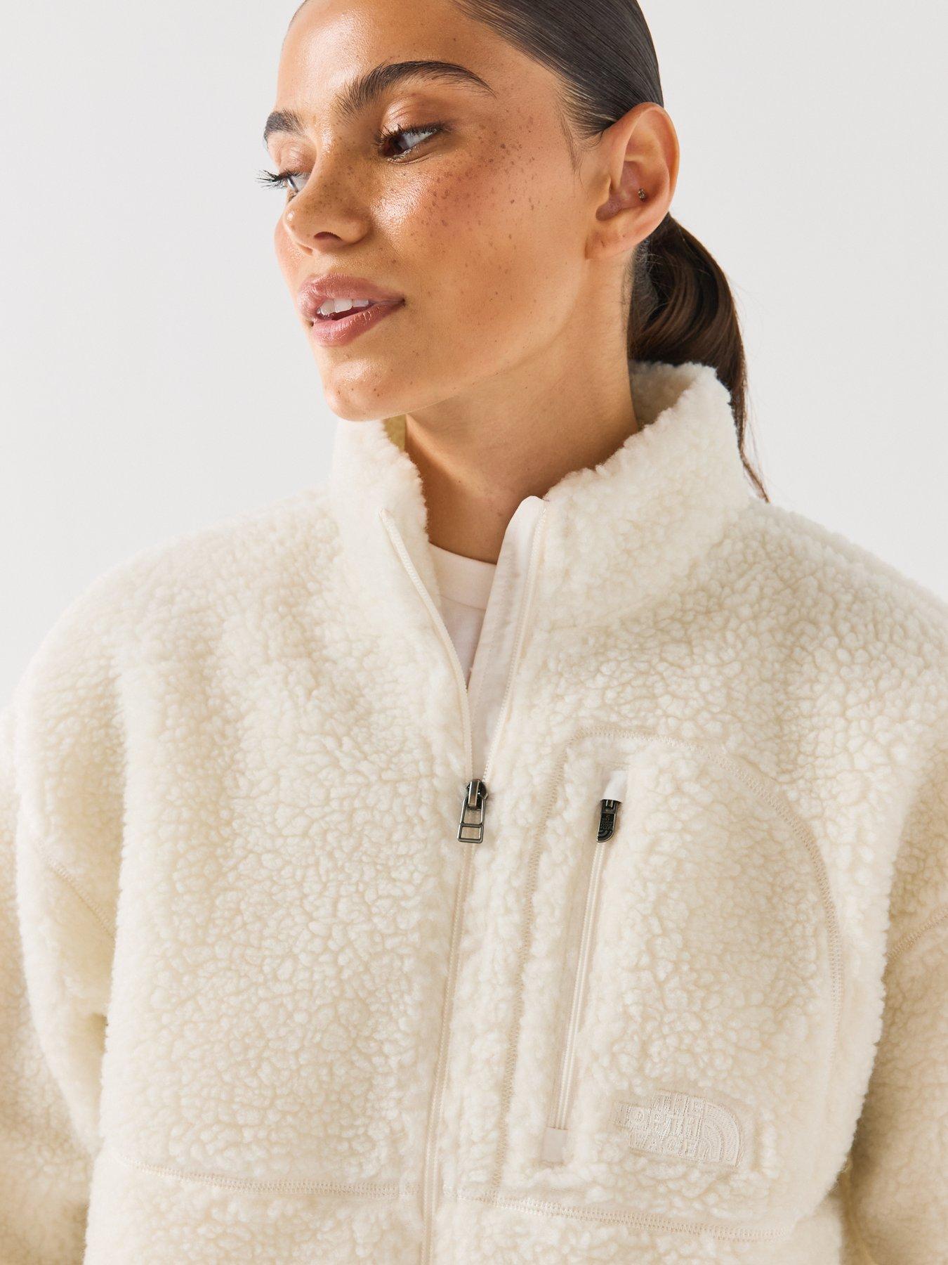 Image 4 of 6 of The North Face Womens Extreme Pile 2 Pullover Fleece - White