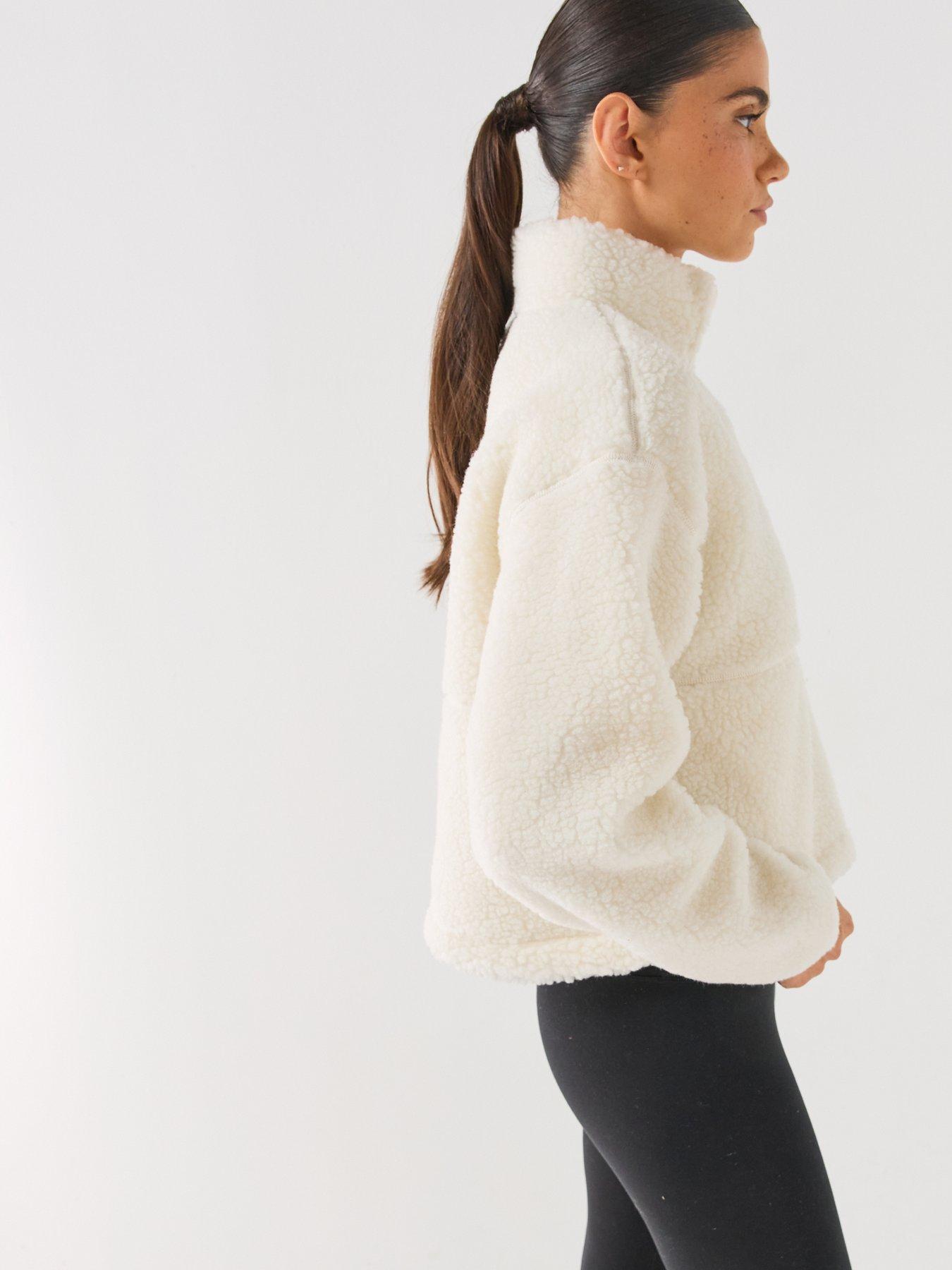 Image 5 of 6 of The North Face Womens Extreme Pile 2 Pullover Fleece - White