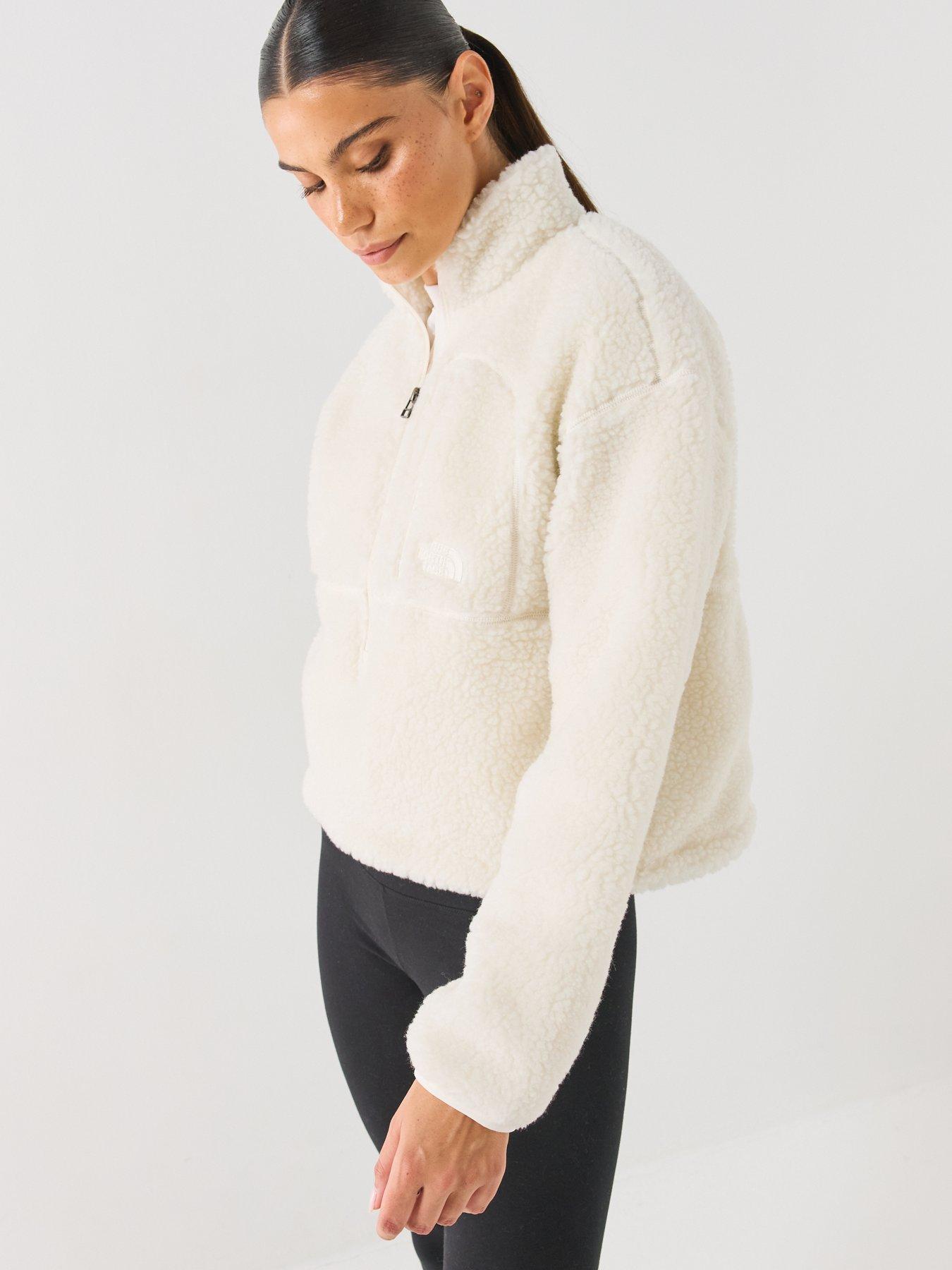 Image 6 of 6 of The North Face Womens Extreme Pile 2 Pullover Fleece - White